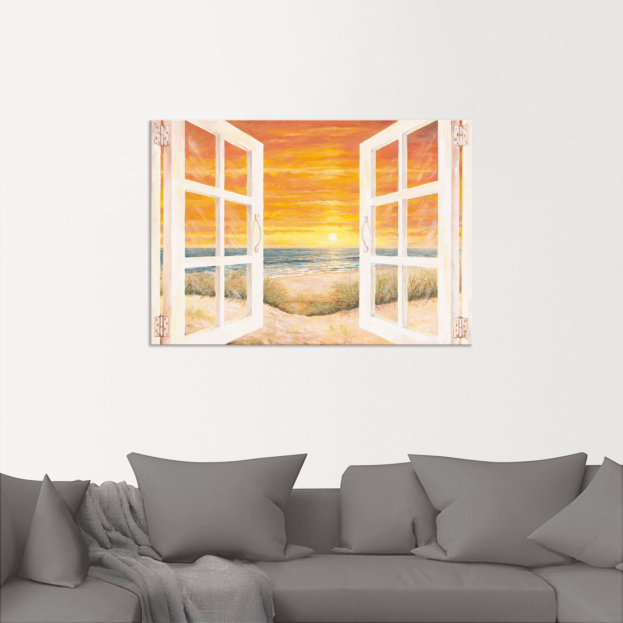 Artland Wandbild »Fenster zum Meer«, Meer Bilder, (1 St.), als Alubild, Out günstig online kaufen