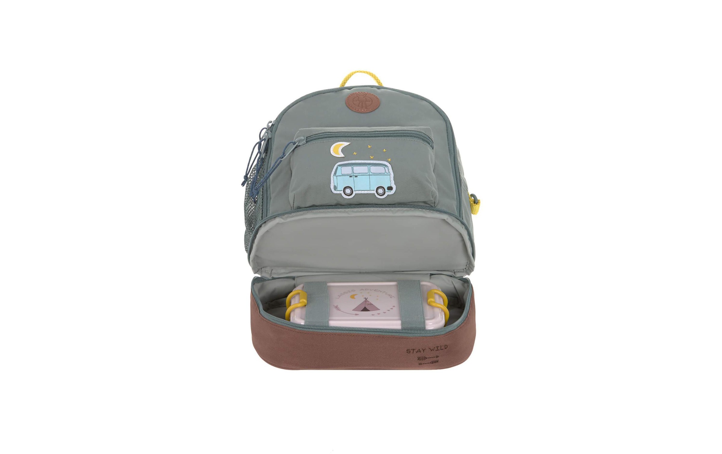 LÄSSIG Kinderrucksack »Mini Backpack Adventure Bus« Floureszierende Flächen