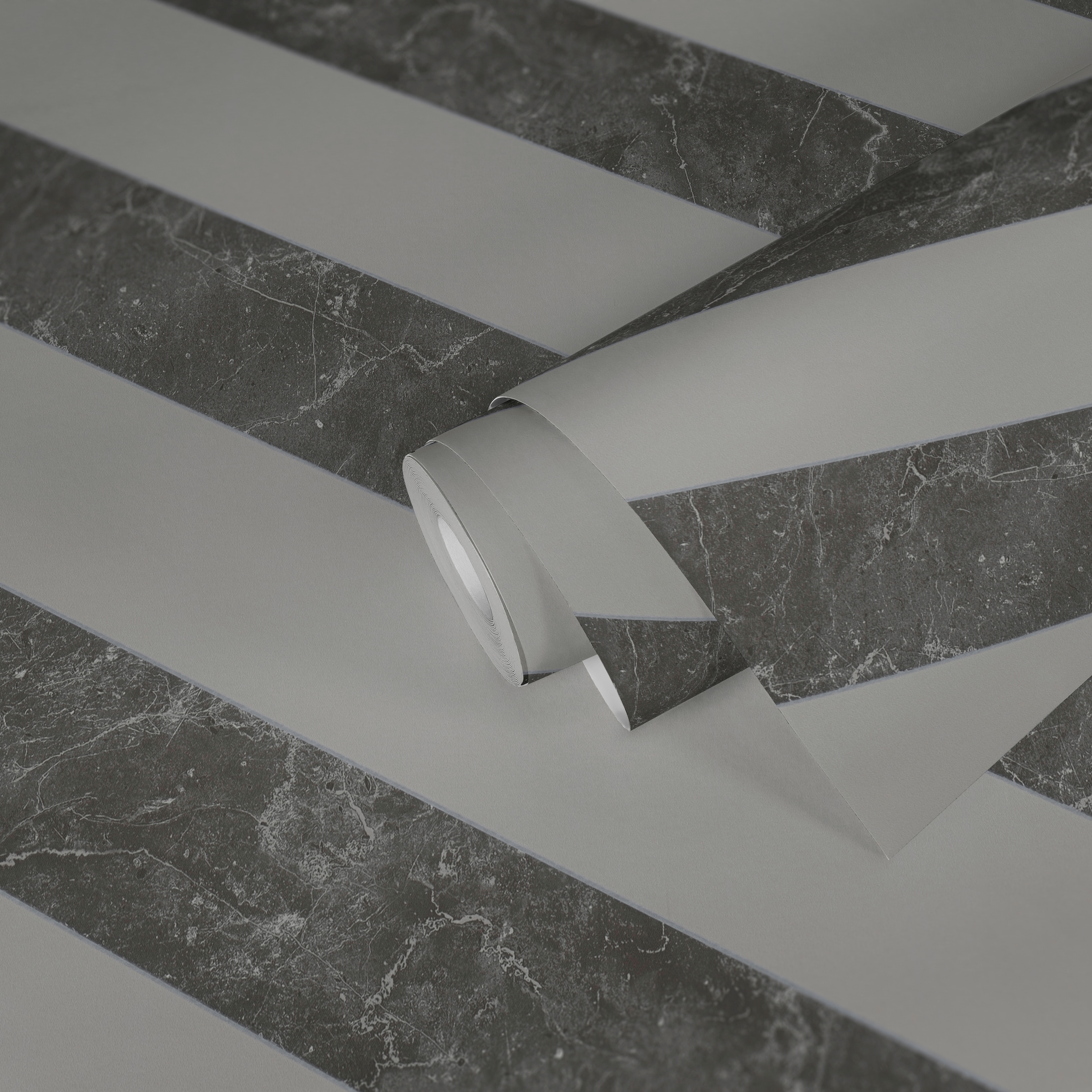 METROPOLIS BY MICHALSKY LIVING Vliestapete »Change is good, Modern Marble«, Streifen-gestreift-mehrfarbig, Designertapete Tapete Marmor Glatt Glänzend Tapeten Wohnzimmer modern