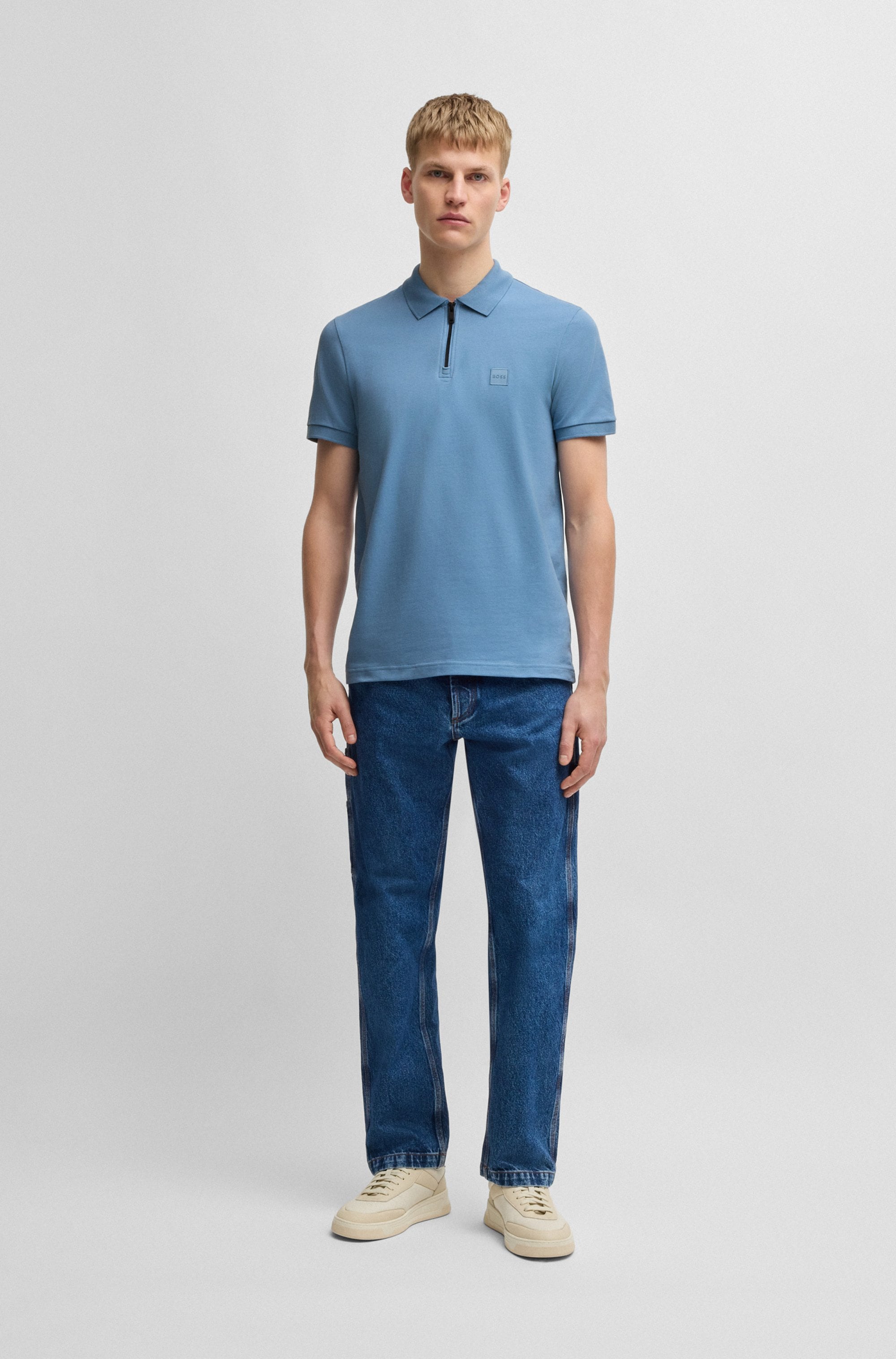 BOSS ORANGE Poloshirt »Passerzip«, mit Polokragen