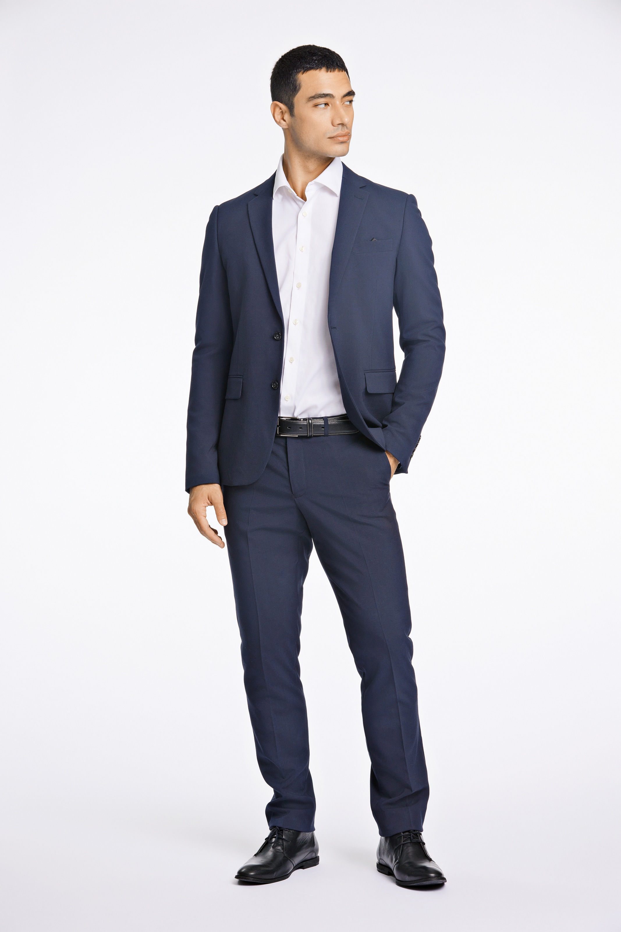 LINDBERGH Anzug 2 tlg. slim fit mit Stretch navy 52 52 Klassischer Anzug von LINDBERGH