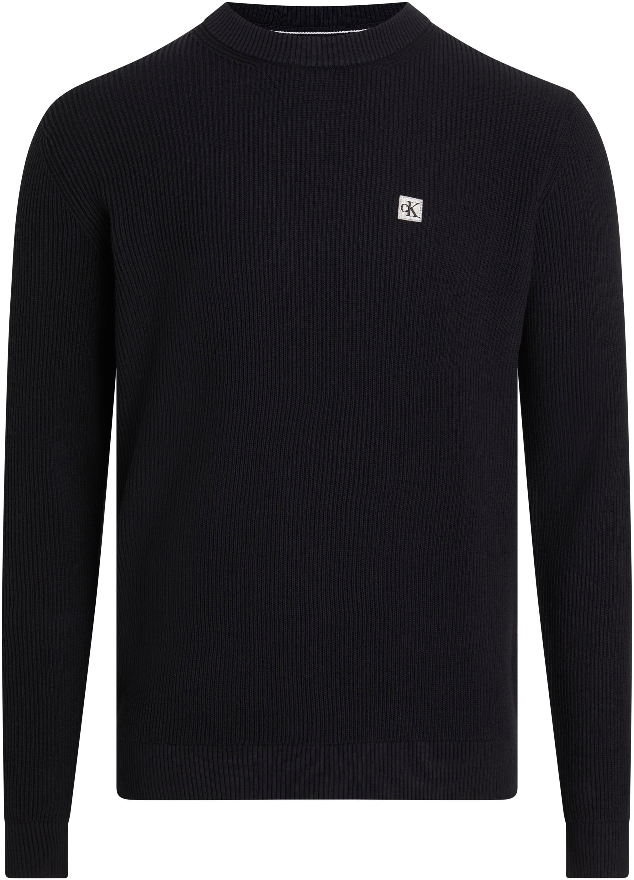 Calvin Klein Jeans Rundhalspullover »CK EMBRO BADGE SWEATER«