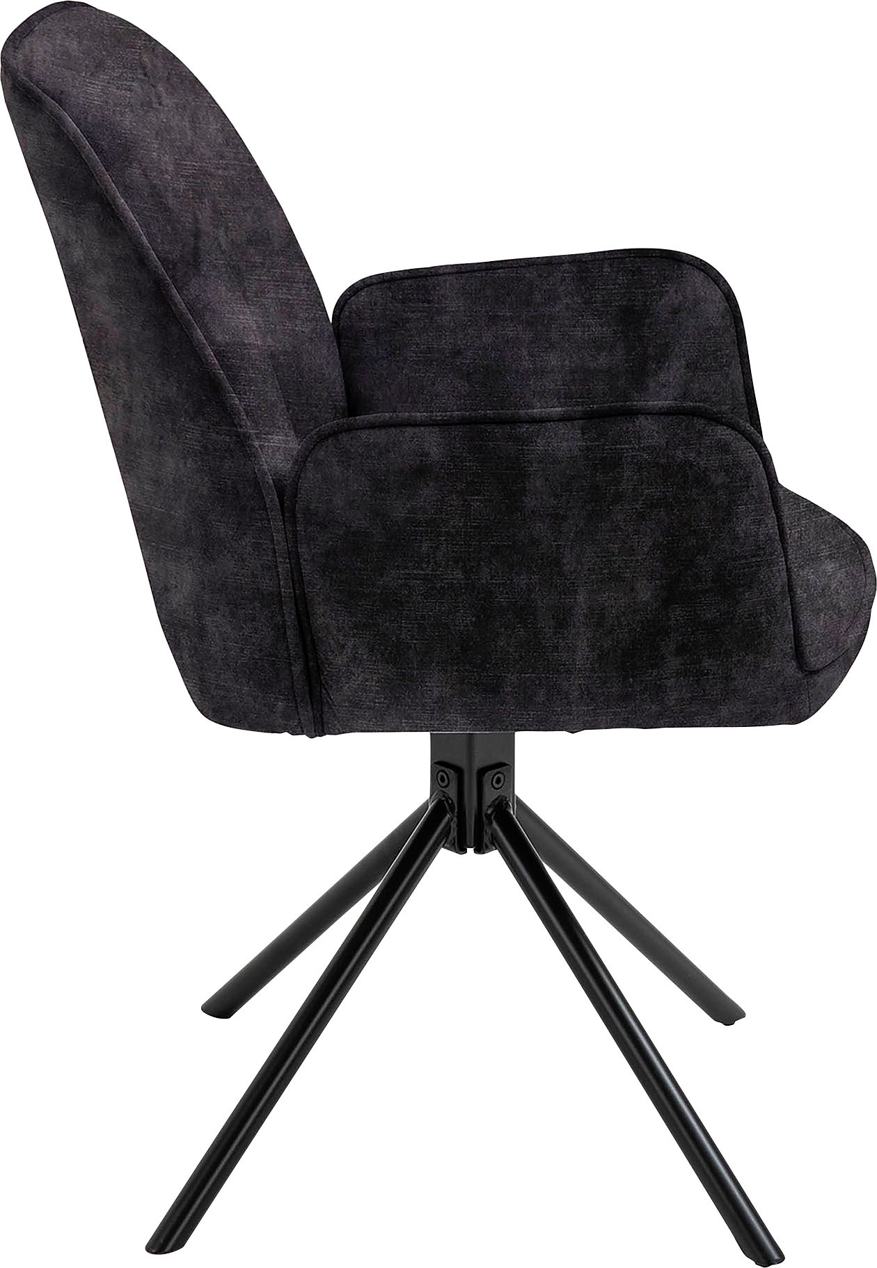 byLIVING Esszimmerstuhl »Blair«, (Set), 2 St., Samtstoff Velvet, 2er-Set, 360 Grad drehbar, gemütlicher Sessel, verschiedenen Stoffe