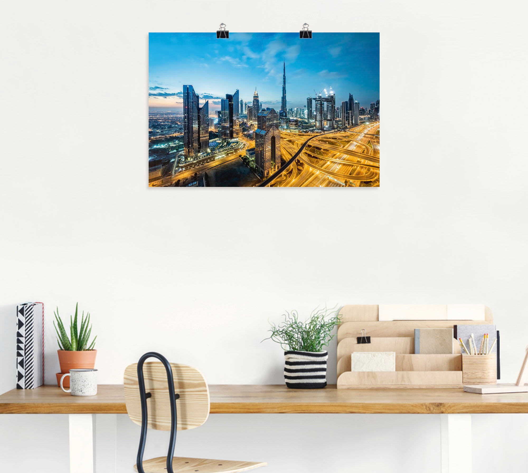 Artland Wandbild »Dubai«, Bilder von Asien, (1 St.), als Leinwandbild, Post günstig online kaufen