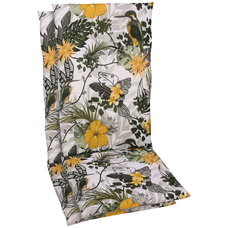 GO-DE Sesselauflage »Sesselauflage hoch« grün Bezug: 65% Polyester, 35% Baumwolle