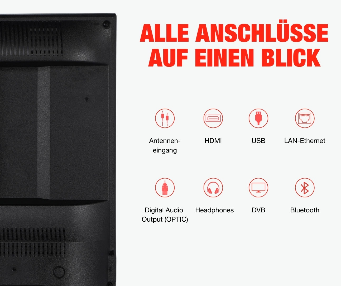 Telefunken LED-Fernseher »D55U875M8CW«, 4K Ultra HD, Smart-TV