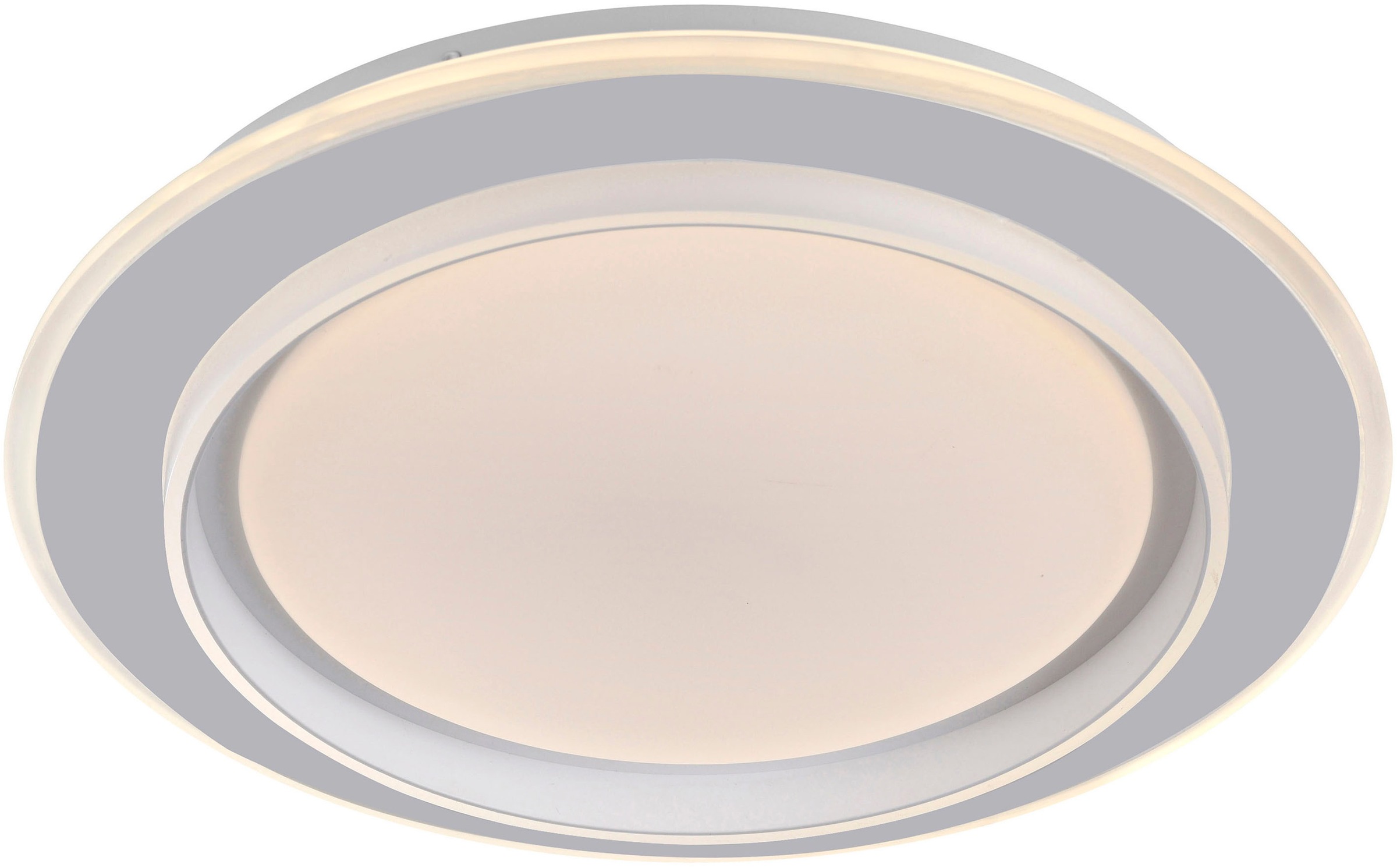 JUST LIGHT LED Deckenleuchte »LAGO« LED-Board 1 Stk. warmweiß - kaltweiß CCT-Farbtemperatursteuerung, Infrarot-FB, Stufenlos dimmbar, Memory