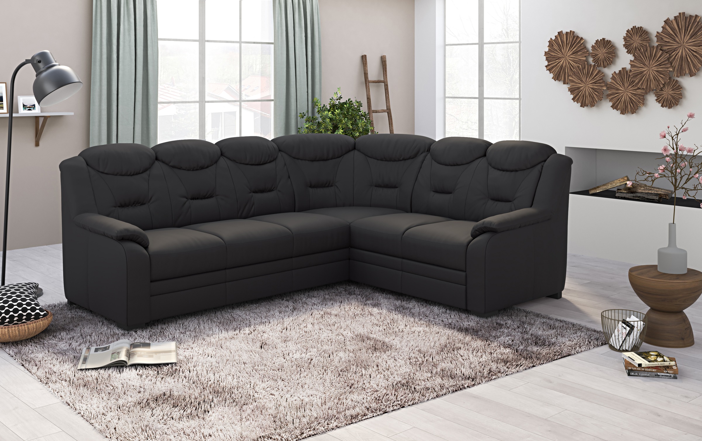 COTTA Ecksofa »Marcus L-Form«, wahlweise mit Bettfunktion & Stauraum