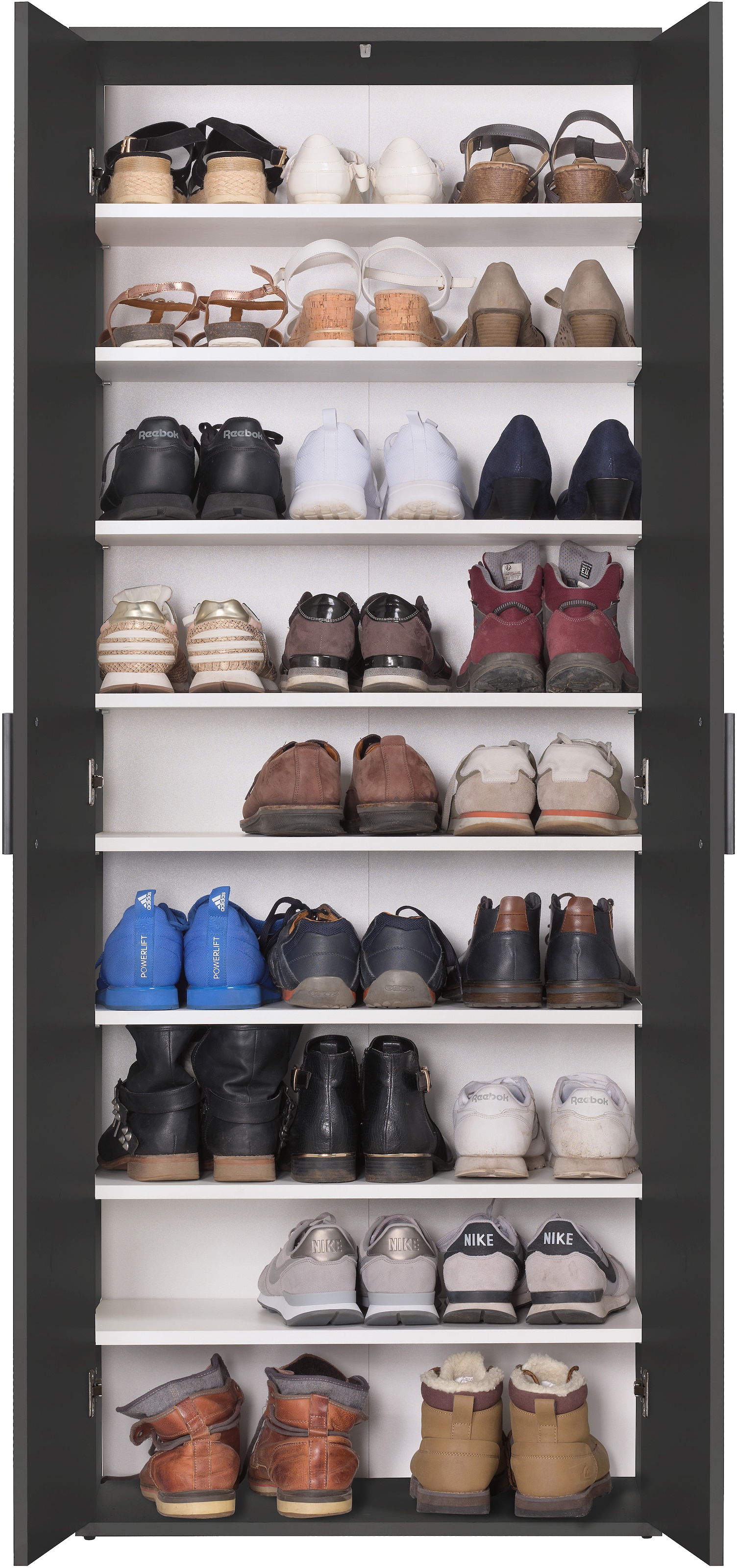 Procontour Schuhschrank »Schrank Clara BESTSELLER!«, (OTTOs Choice), Höhe 167cm, mit variabel verstellbaren Einlegeböden