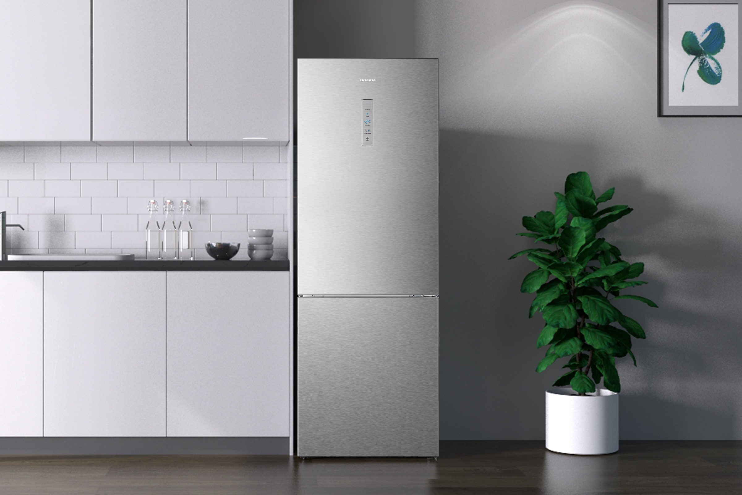 Hisense Kühl-/Gefrierkombination »RB645N4BIB« 201,3 cm hoch 70,4 cm breit 70cm breit