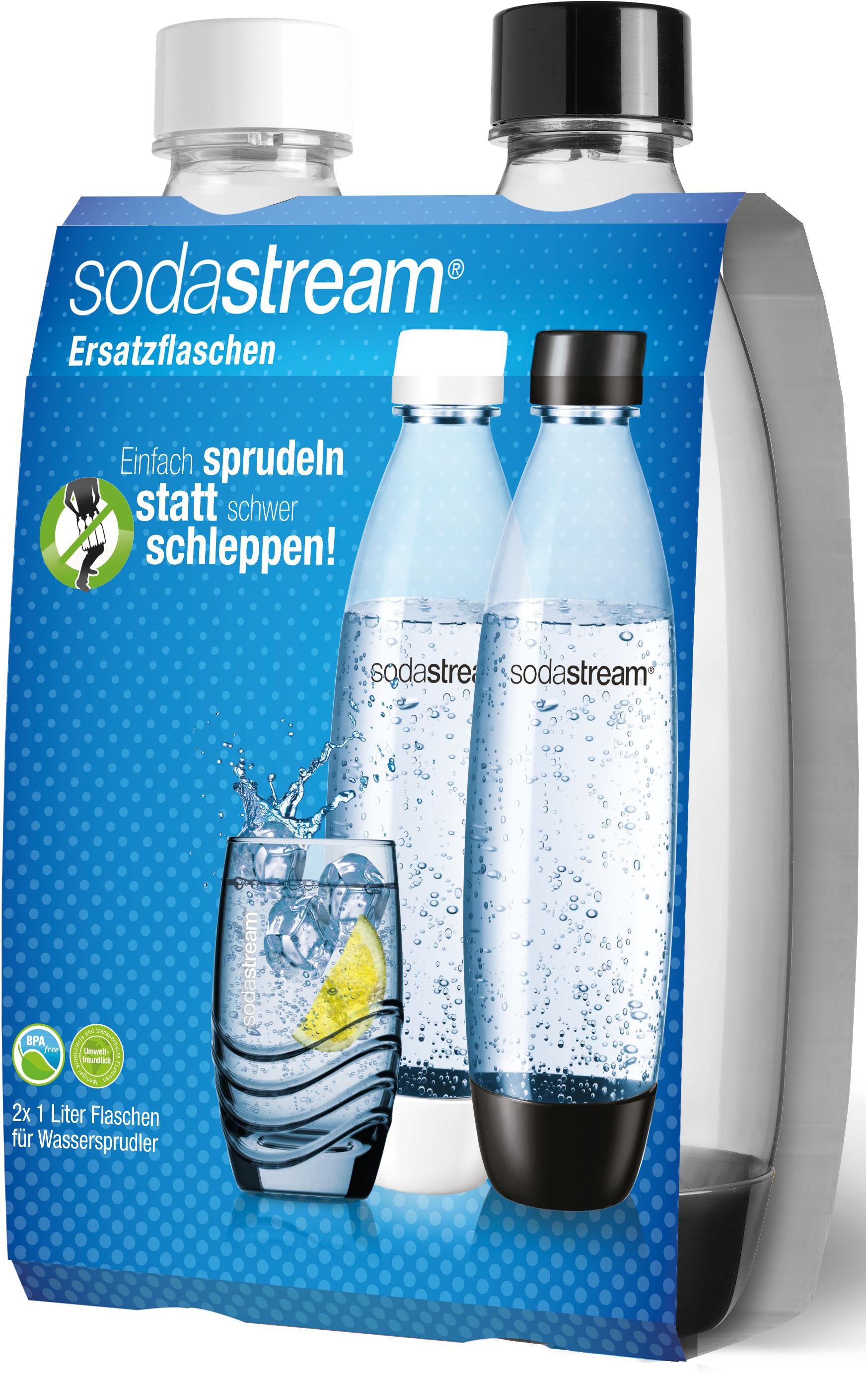 SodaStream Wassersprudler Flasche, (Set, 2 tlg.), passend für den SodaStream »Easy«