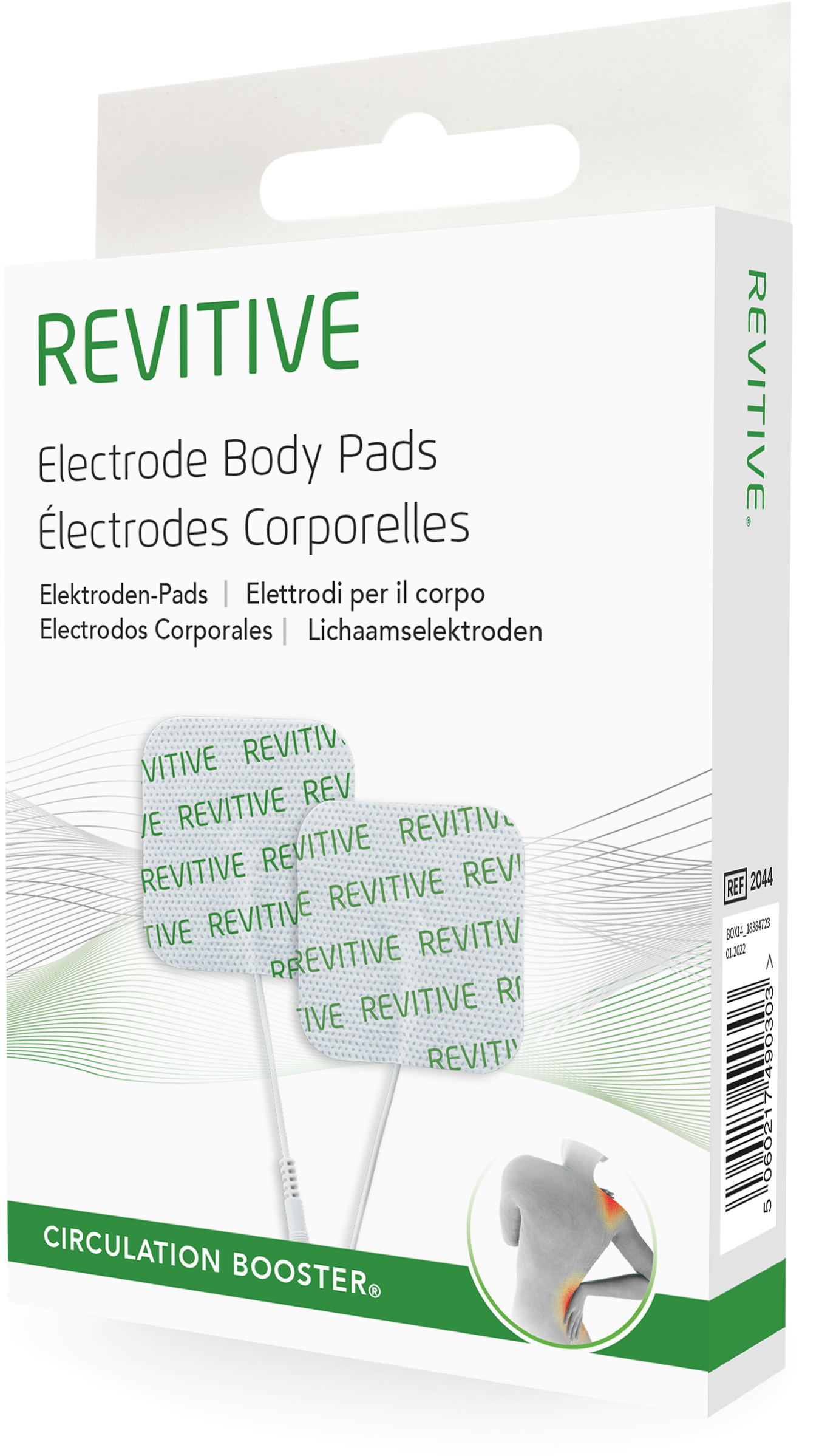REVITIVE Elektrodenpads »Revitive Elektroden-Pads« Enthält zwei Paar kleine Revitive Elektroden-Pads für den Körper