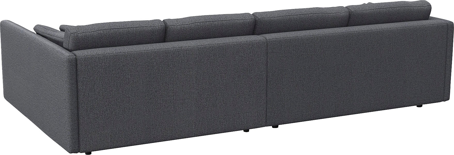 FLEXLUX Ecksofa »Lovane«, Weich & anschmiegsam, große Sitztiefe auf Kaltschaum, Dekokissen inkl.