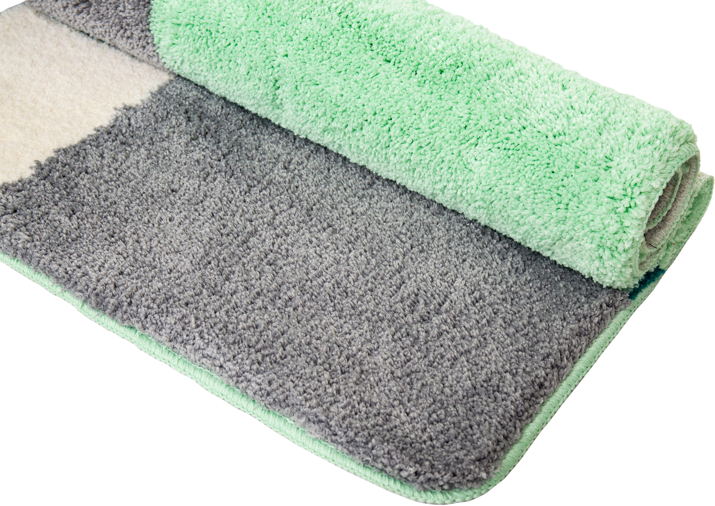 my home Badematte »Belio«, rutschhemmend beschichtet, fußbodenheizungsgeeignet-schnell trocknend-strapazierfähig, Badematte, Badteppich, Badematten auch als 2 tlg. Set erhältlich, bunt