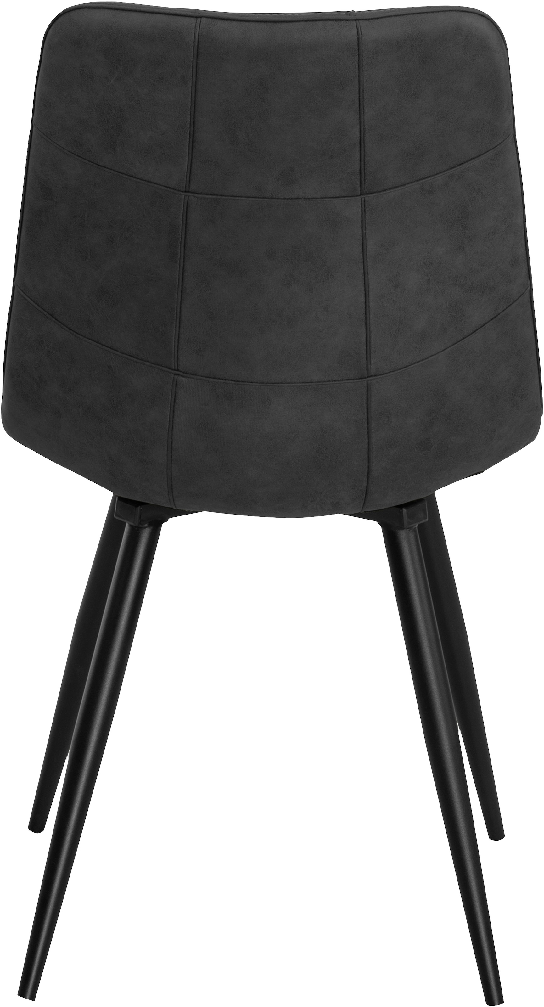 OMG Design Esszimmerstuhl »Peak«, (Set), 2 St., Stoff, moderne Sitzschale in Microfaser Lederoptik