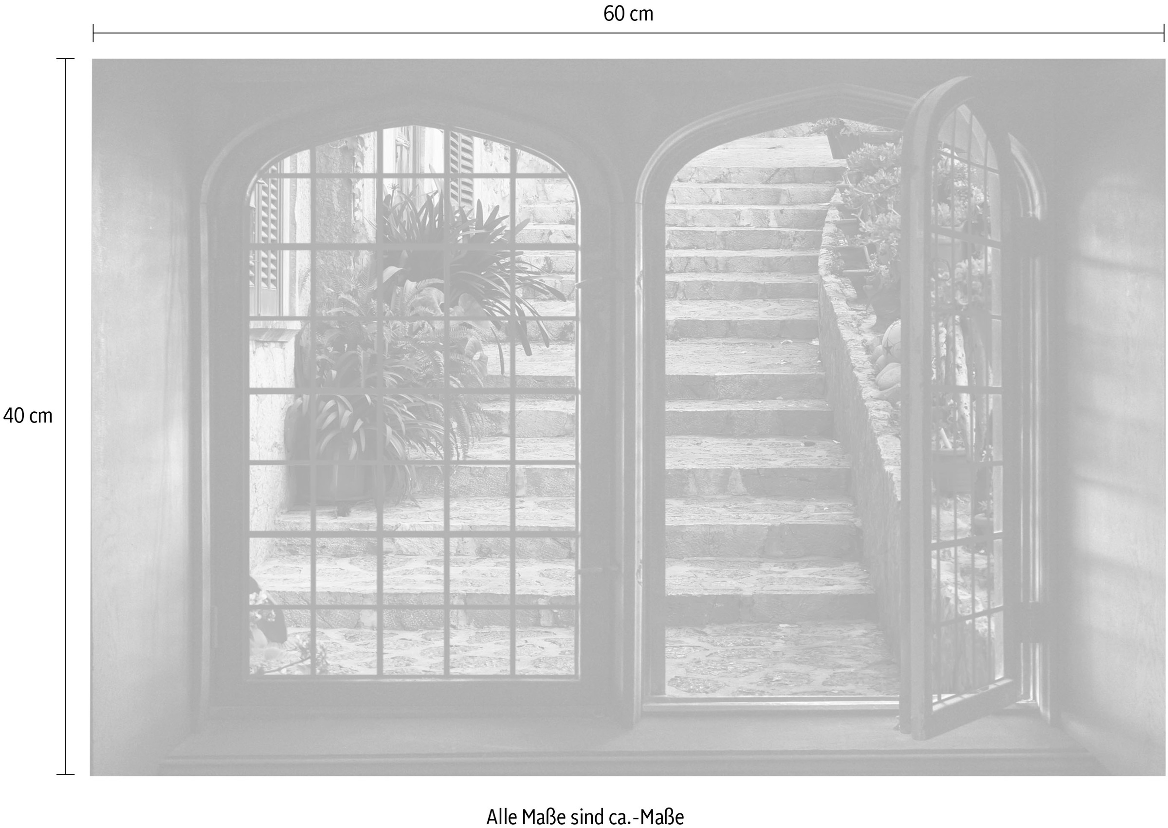 queence Wandsticker »Spanien«, Wandsticker, Wandbild, selbstklebend, 3D, Fenster