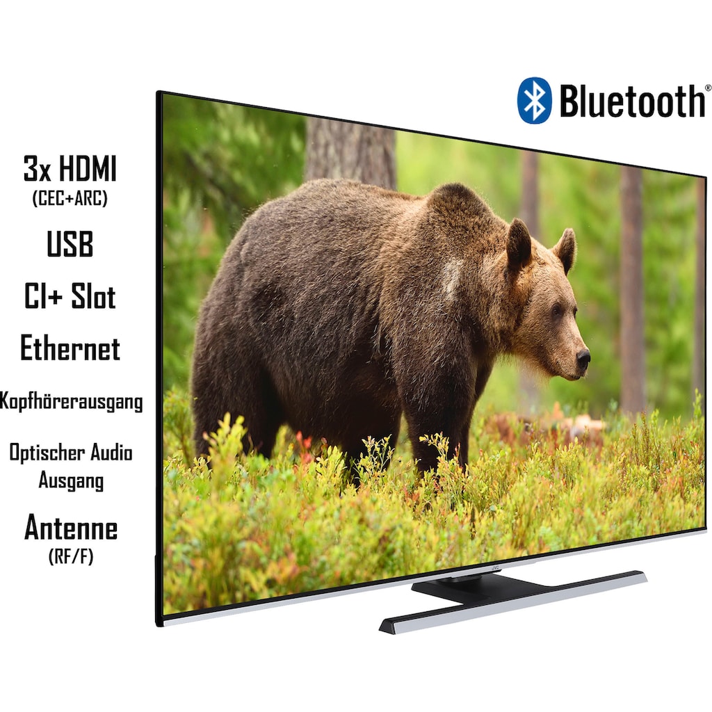 JVC LED-Fernseher »LT-55VU8155«, 139 cm/55 Zoll, 4K Ultra HD, Smart TV, HDR Dolby Vision, Triple-Tuner, 6 Monate HD+ inklusive