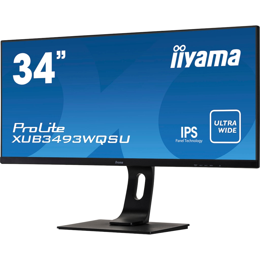 Iiyama Gaming-Monitor »XUB3493WQSU-B1«, 86,7 cm/34 Zoll, 3440 x 1440 px, UWQHD, 4 ms Reaktionszeit, 75 Hz