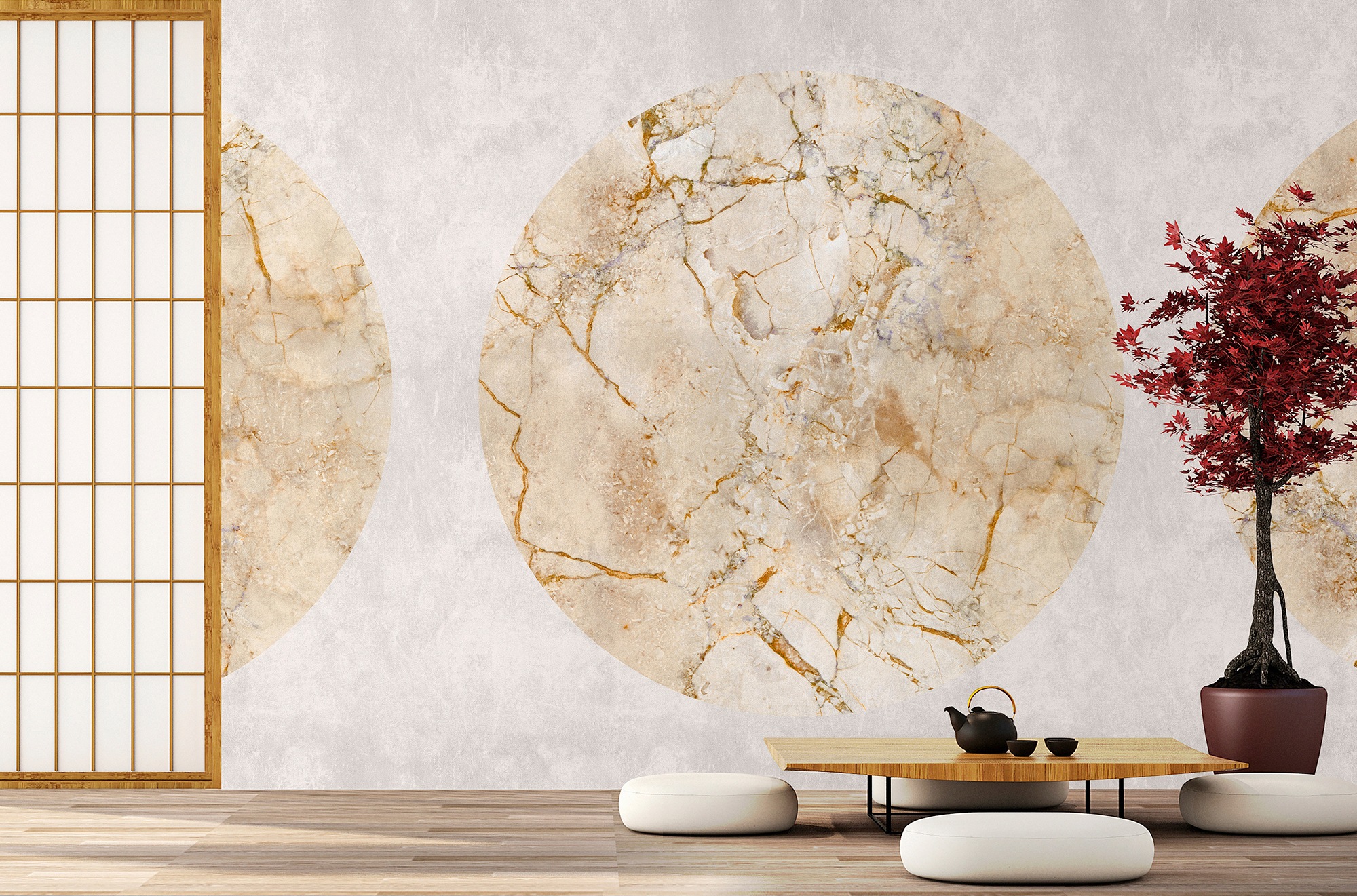 living walls Fototapete »Walls by Patel Venus«, Fototapete Marmor venus 5,00 m x 2,70 m 200 g Vlies Premium Tapete