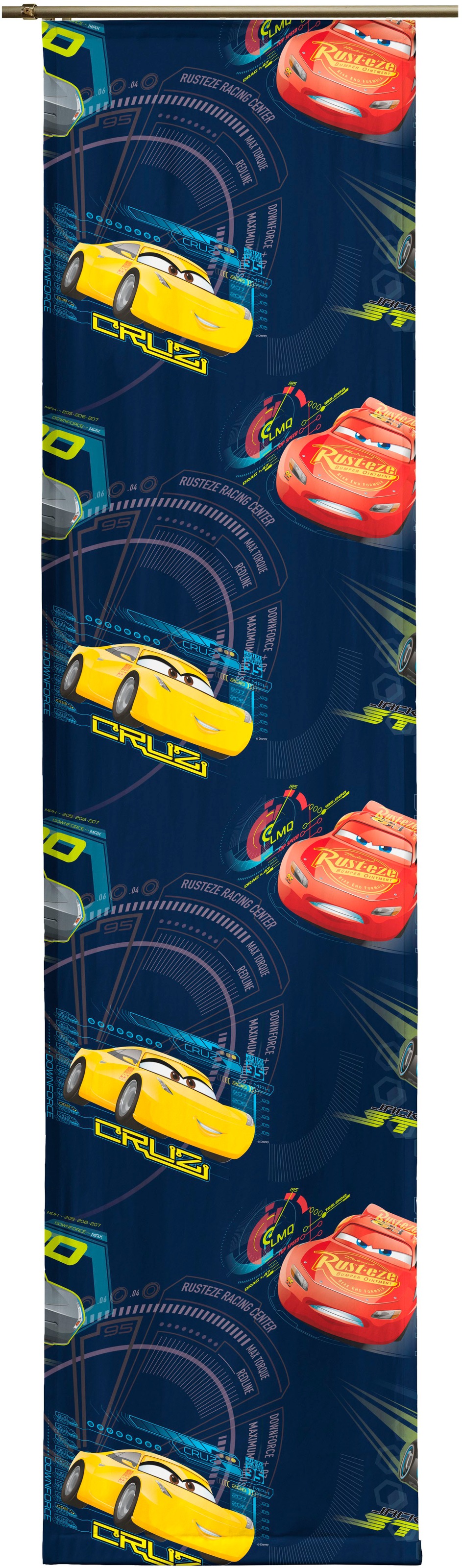 Wirth Schiebegardine »Cars Cruz« Paneelwagen 1 Stk. tlg. Walt Disney günstig online kaufen