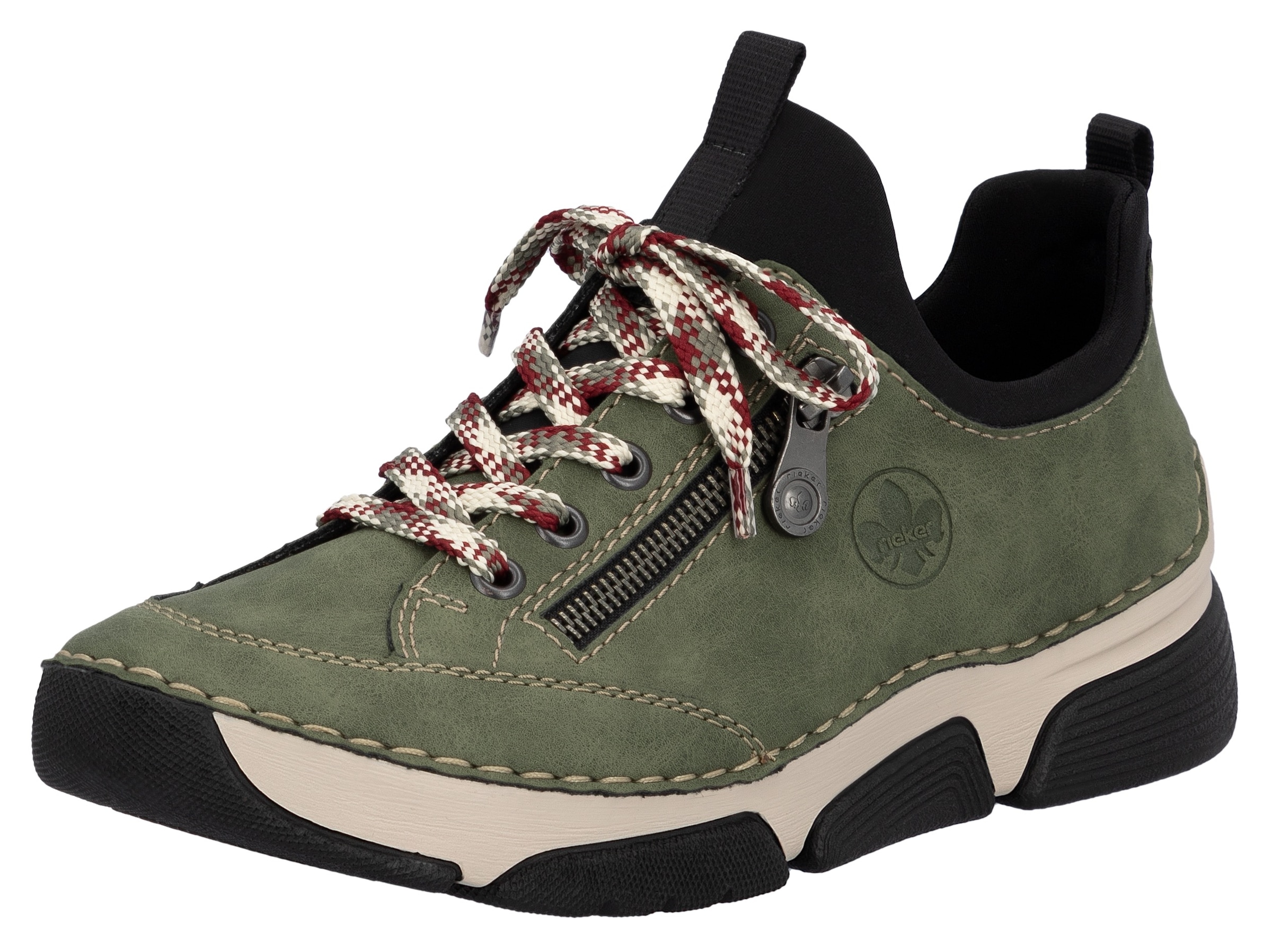 Rieker Slip-On Sneaker, Schlupfschuh, Halbschuh, Freizeitschuh mit weicher Innensohle