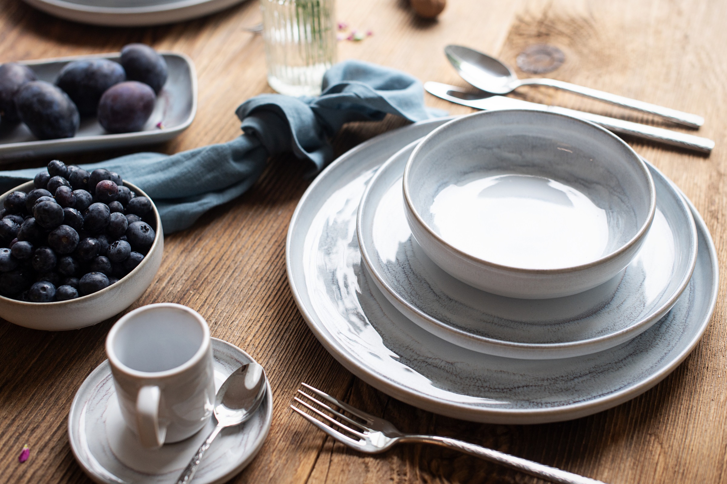 gipfelstück Müslischale »Tiefer See« 4 tlg. aus Steinzeug günstig online kaufen