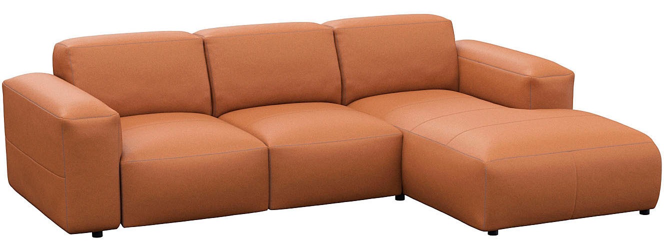FLEXLUX Ecksofa »Lucera Chaislongue rechts oder links, L-Form, bequem«, mod günstig online kaufen