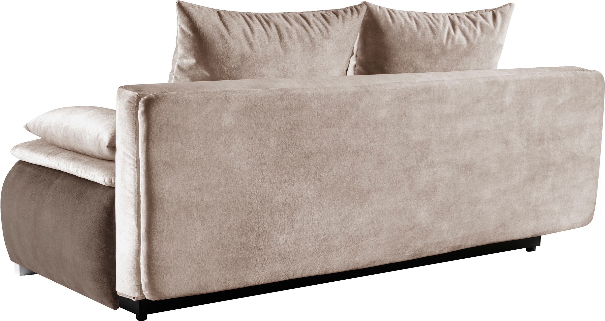 WERK2 Schlafsofa »Tekla LED«, 2-Sitzer Schlafcouch mit Bettkasten & stylischer RGB-LED-Beleuchtung