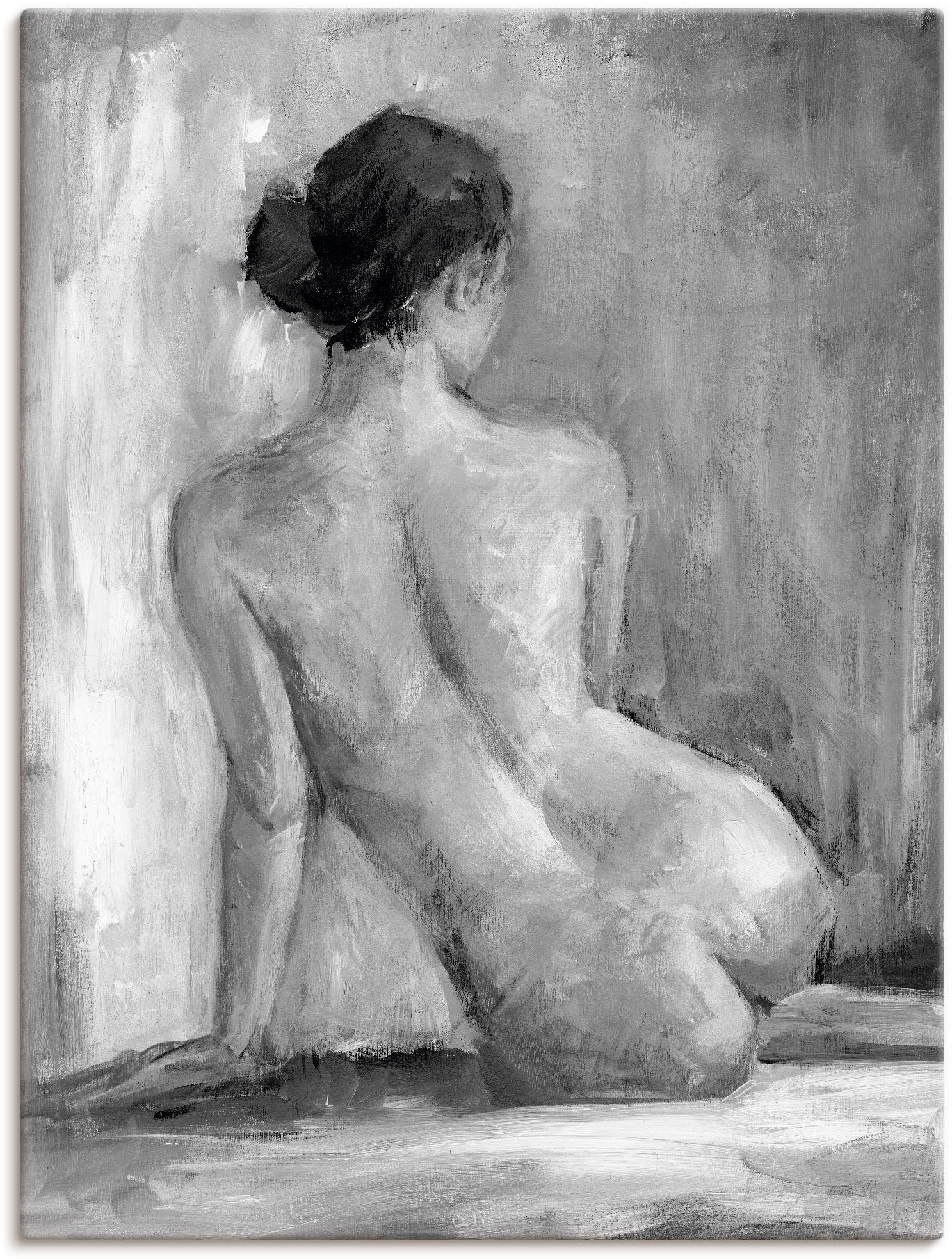 Artland Wandbild »Figur in schwarz & weiß I« Frau 1 Stk. tlg. als Alubild, günstig online kaufen