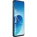 Oppo Smartphone »Reno6 5G«, (16,3 cm/6,43 Zoll, 128 GB Speicherplatz, 64 MP Kamera), Ladegerät, Headset und Schutzcase