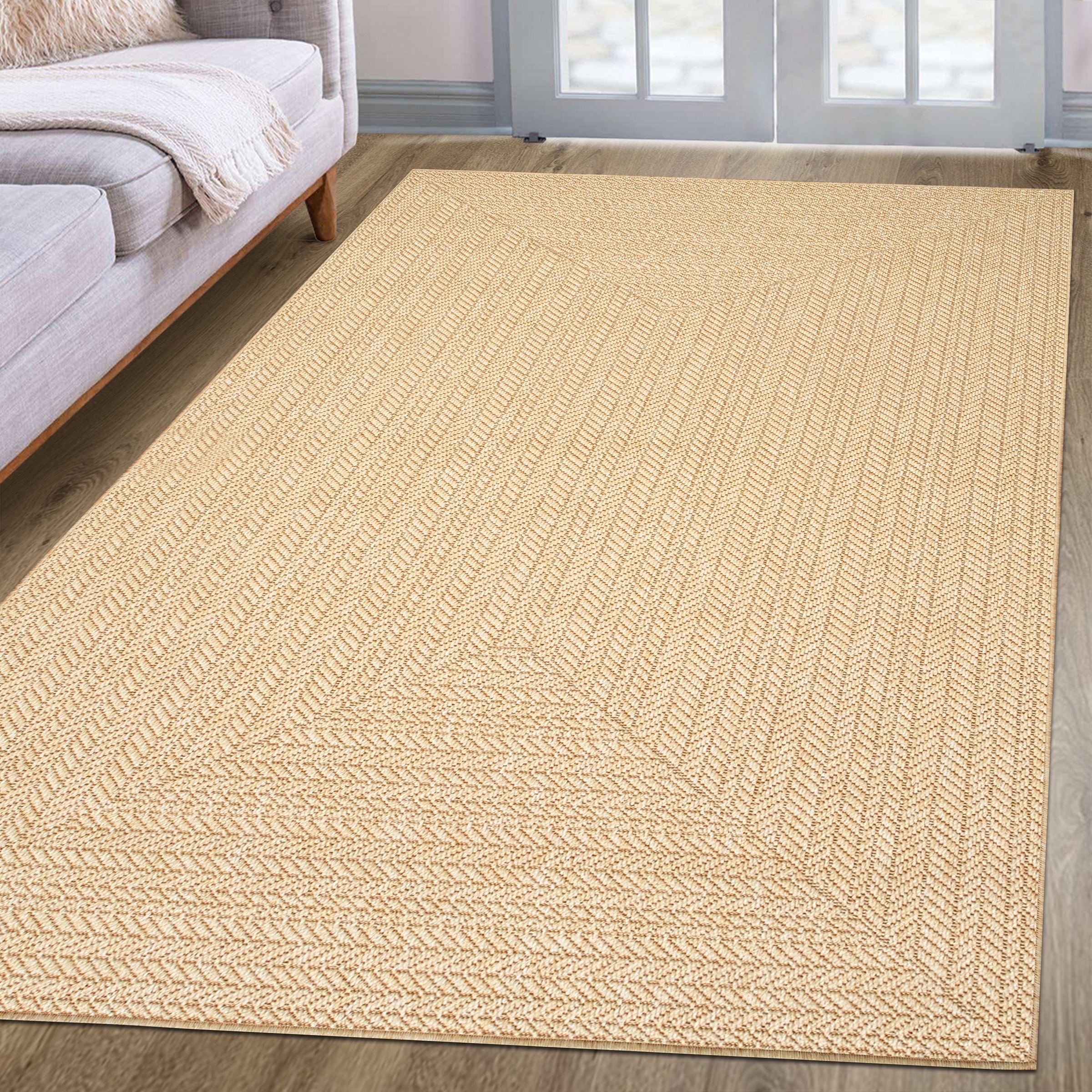 OTTO home Teppich »Aliv, Fischgräten-Design auch für Balkon und Terrasse«, günstig online kaufen
