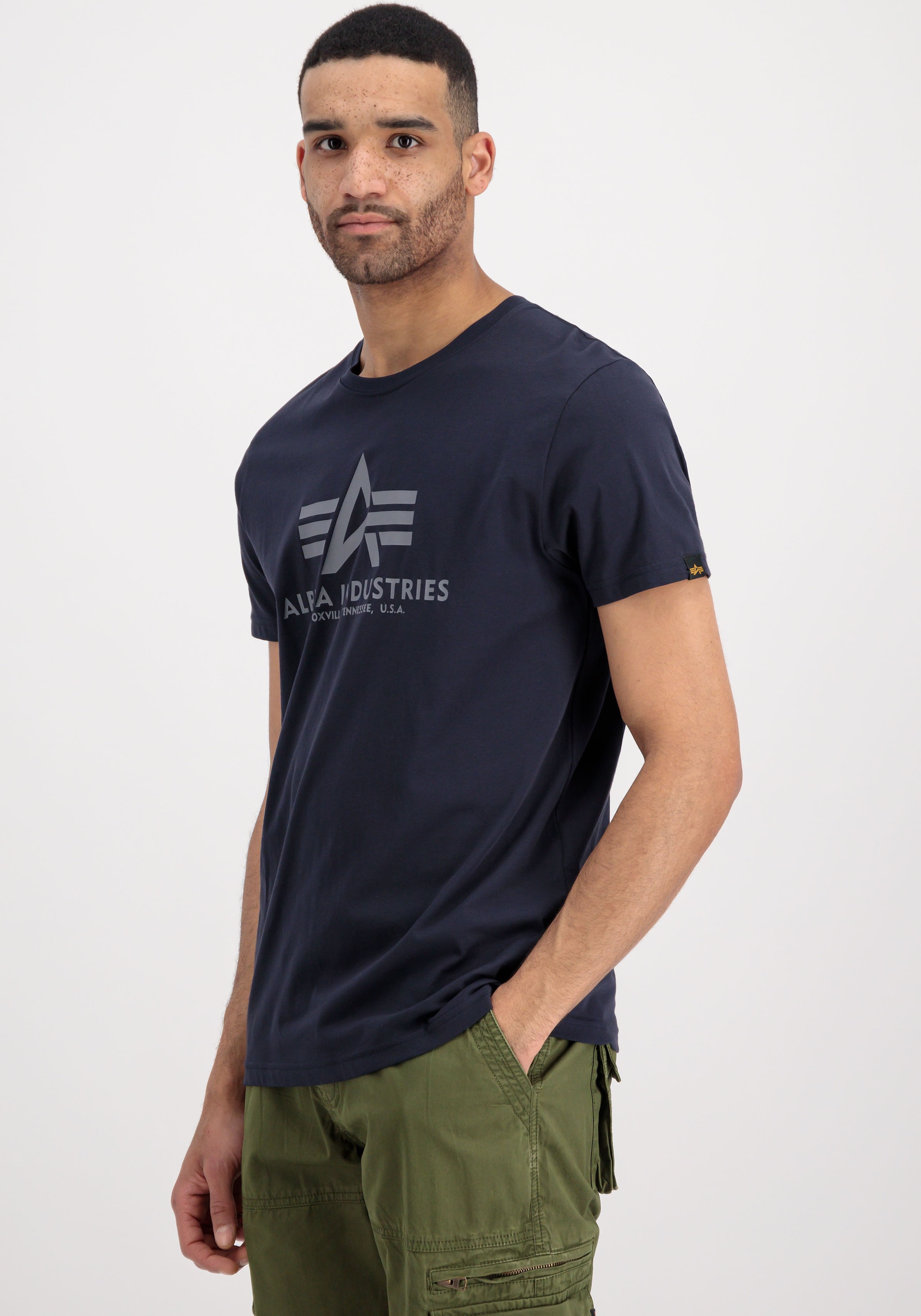 Alpha Industries Rundhalsshirt »Basic T 2 Pack«, (Set, 2 tlg.)