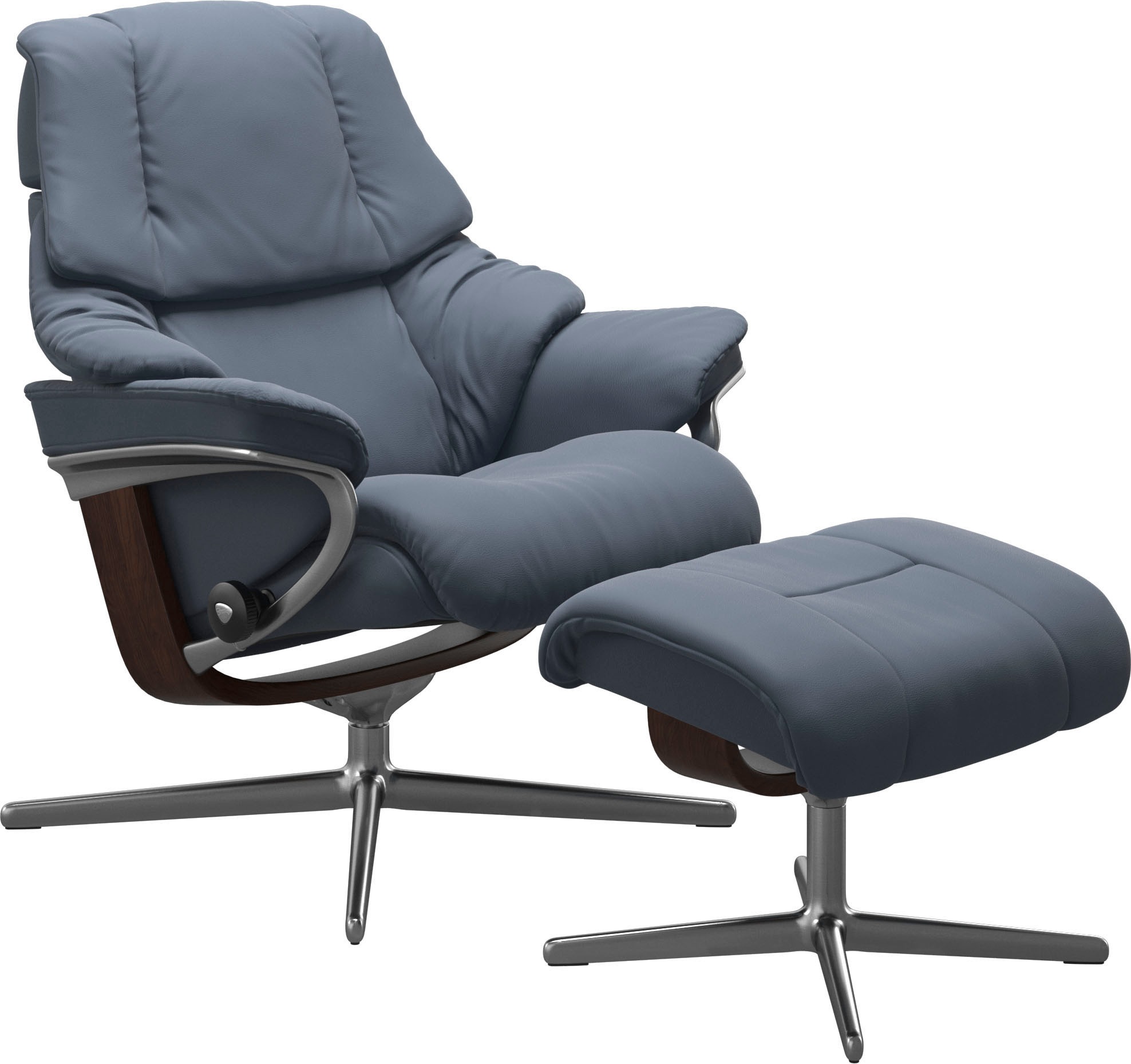 Stressless Fußhocker "Reno", mit Cross Base, Größe S, M & L, Holzakzent Bra günstig online kaufen