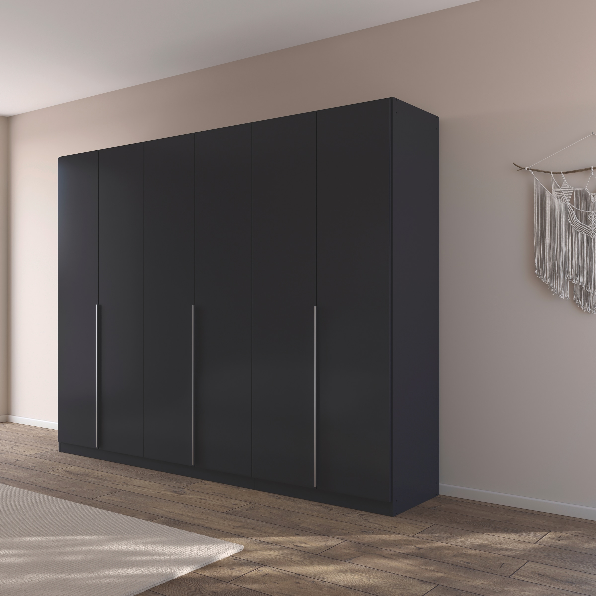 rauch Drehtürenschrank »Kleiderschrank Schrank Garderobe AGORDO TOPSELLER Schlafzimmer«, (in zwei Griff-Farben mit Dekor- oder Hochglanzfront), durchdachte Innenausstattung, in 6 Breiten und 2 Höhen MADE IN GERMANY