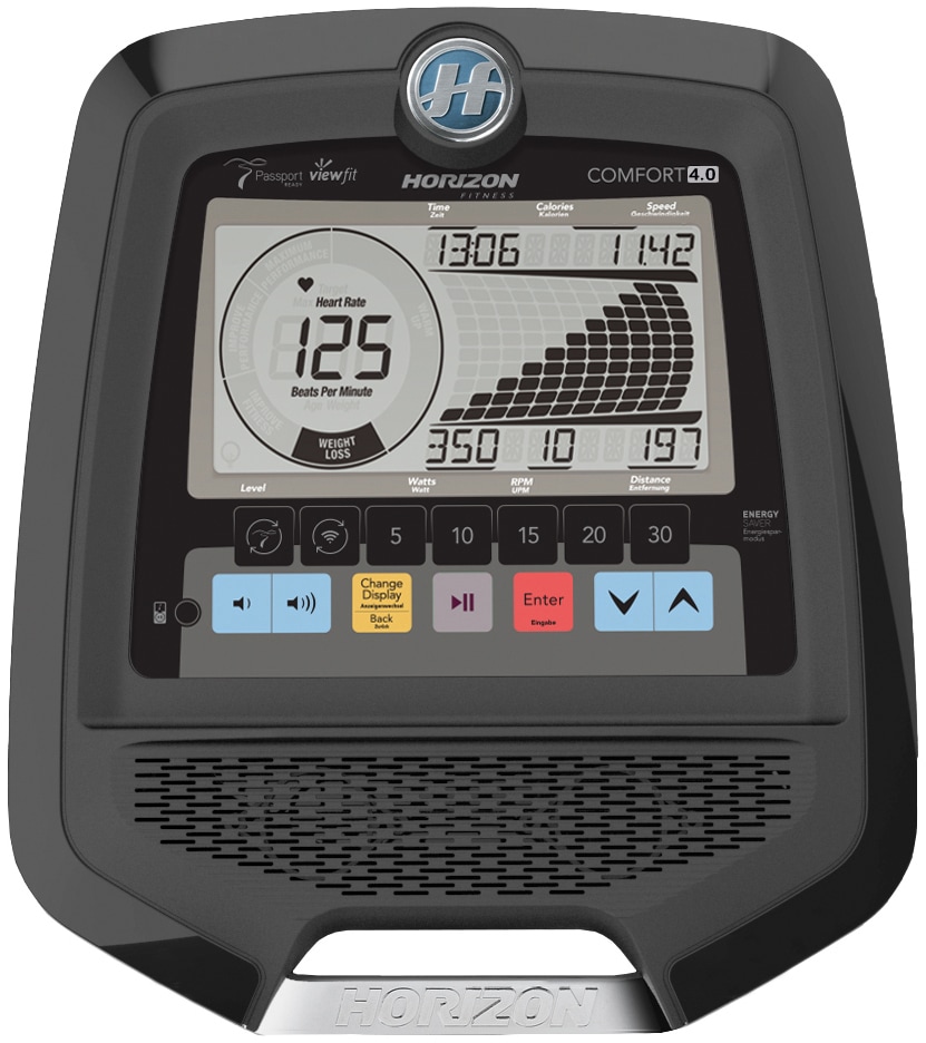 Horizon Fitness Ergometer »Comfort 4.0«, Schwungmasse ca. 8 kg, 30 Widerstandsstufen