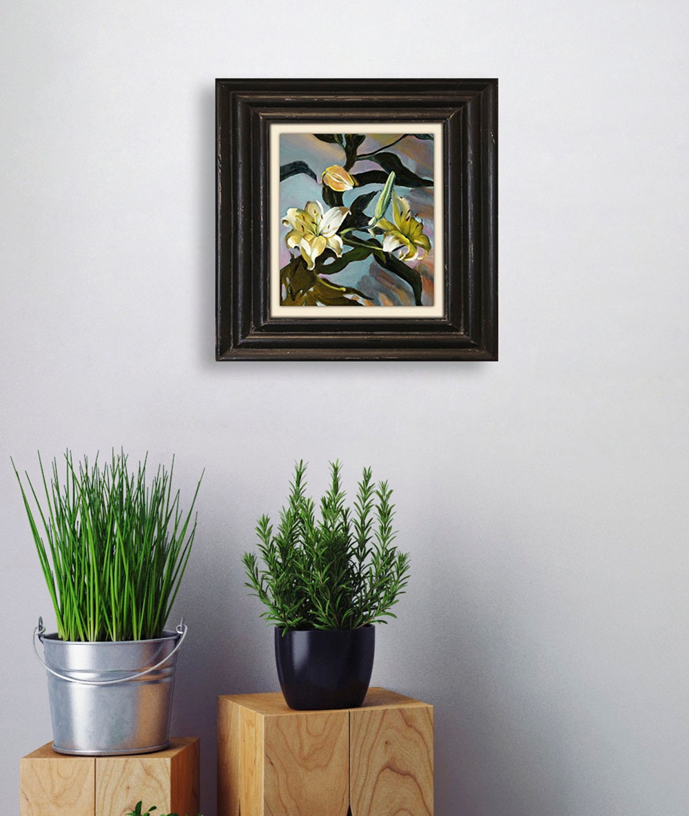 queence Leinwandbild »Blumen«, Kunst-Blumen-Blumenbilder-Stillleben-Garten- günstig online kaufen