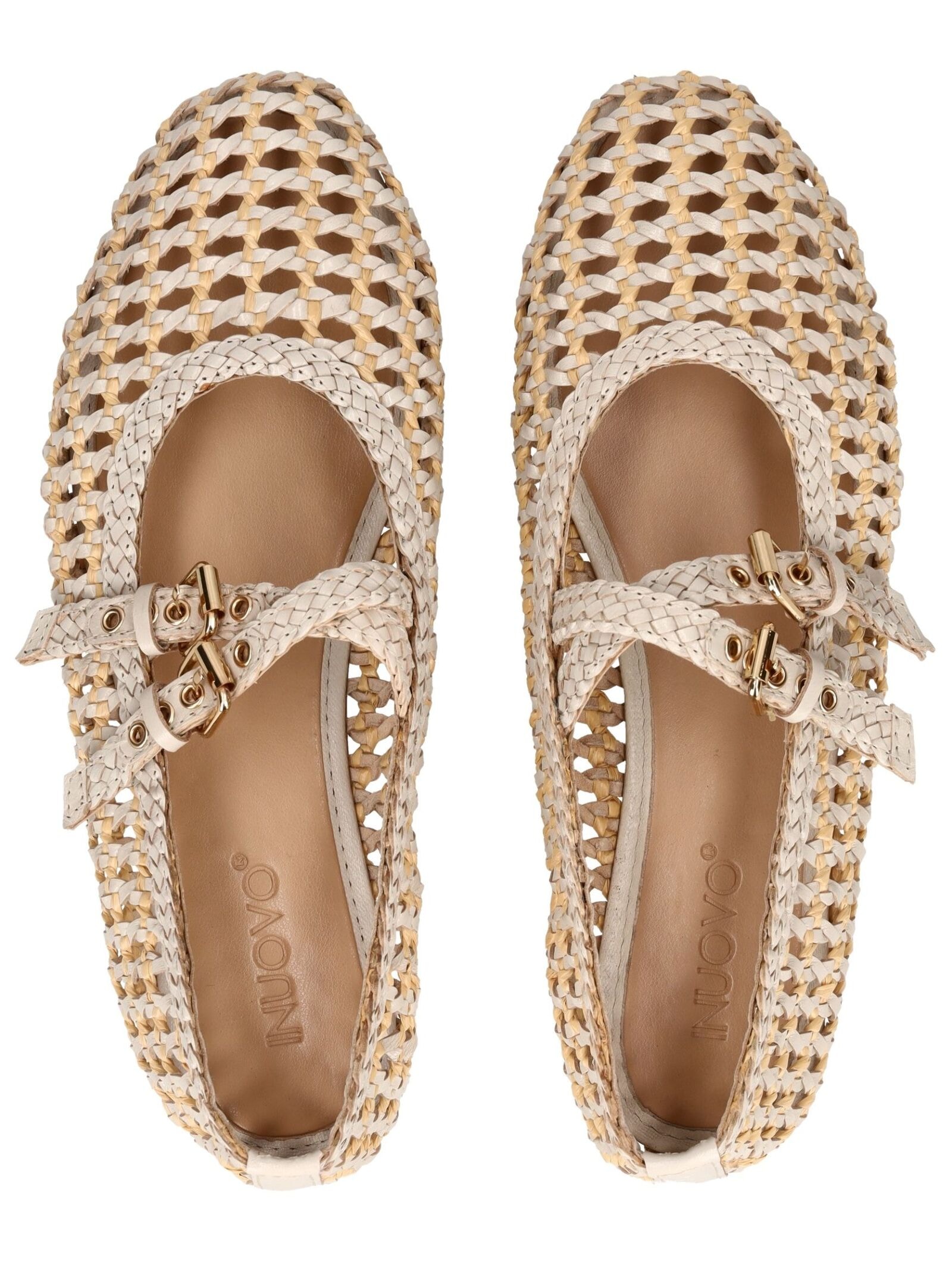 INUOVO Riemchenballerina »INUOVO Ballerinas Leder«