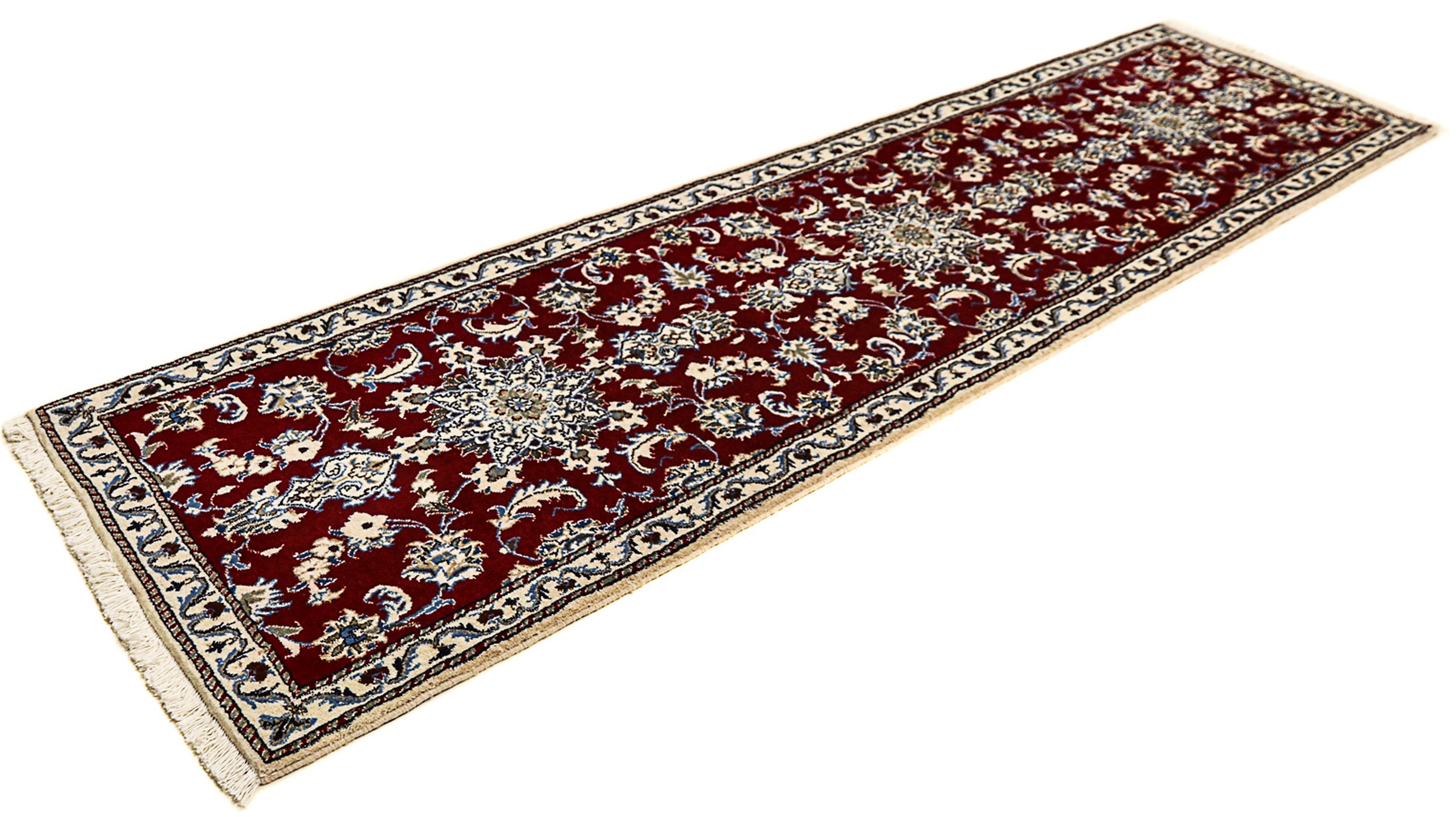 morgenland Orientteppich »Perser - Nain - 283 x 78 cm - dunkelrot«, rechtec günstig online kaufen