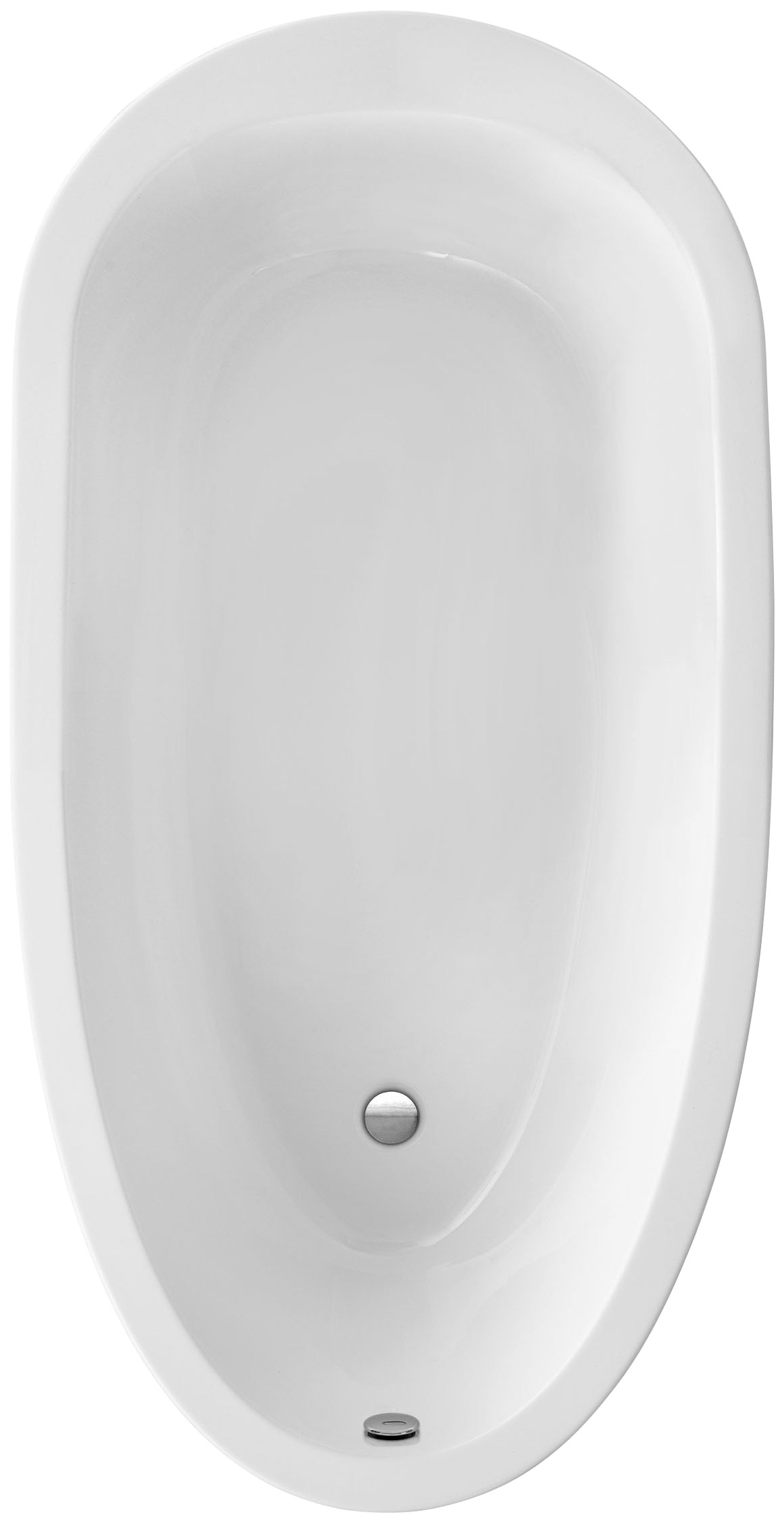 Freistehende Badewanne Somerset 185 cm x 94,5 cm Weiß günstig online kaufen