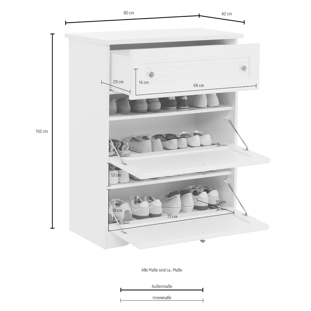 Home affaire Schuhkommode »Lucy«