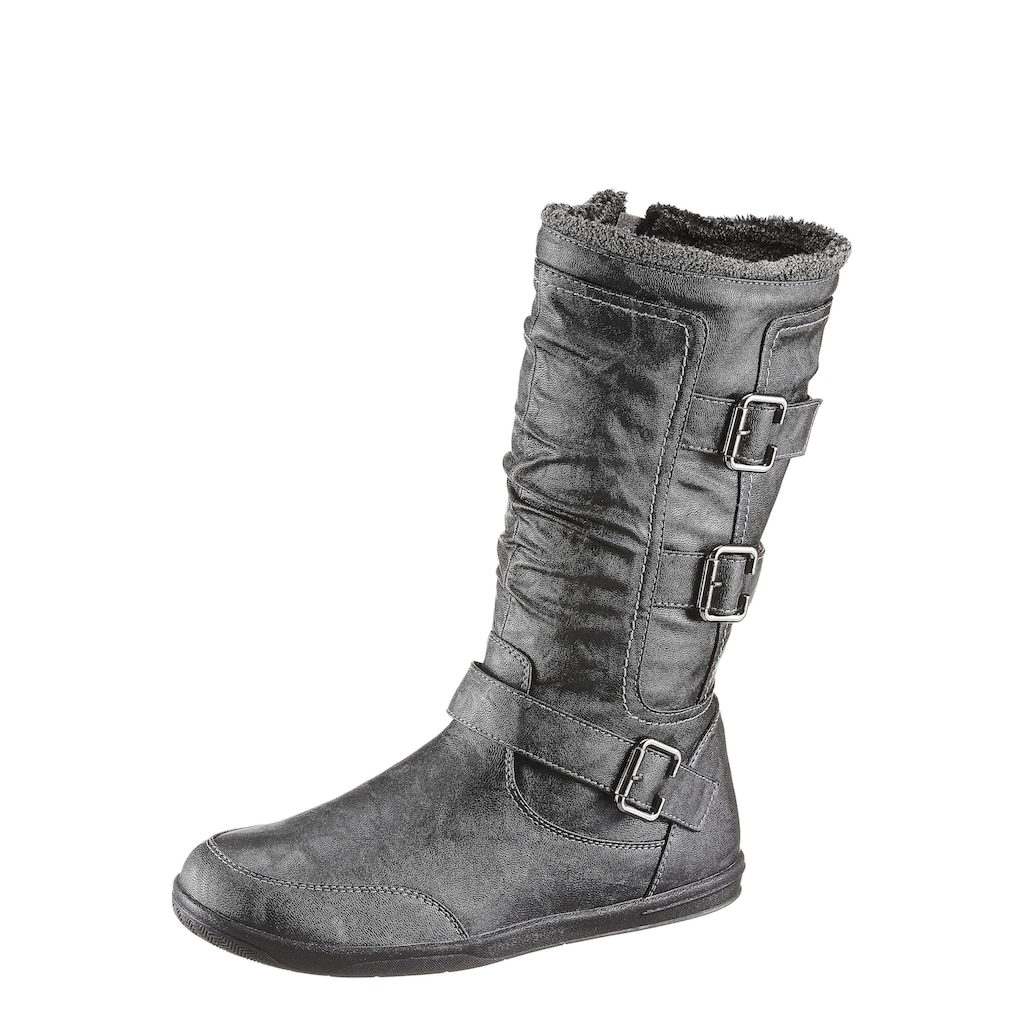 CITY WALK Winterstiefel, mit Zierschnallen am Schaft