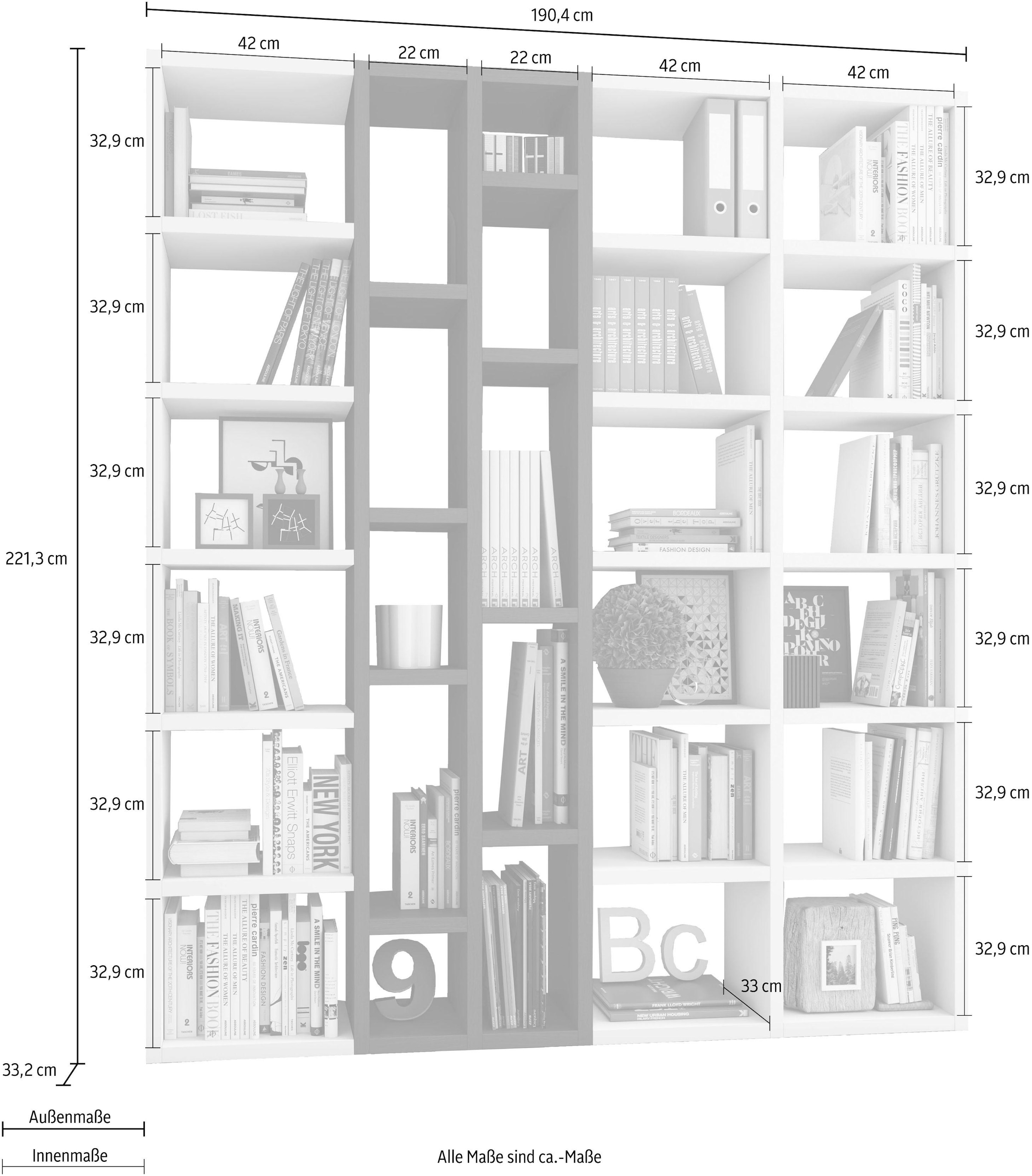 190 Raten fif Breite auf »TOR390-5«, cm Raumteilerregal möbel bestellen