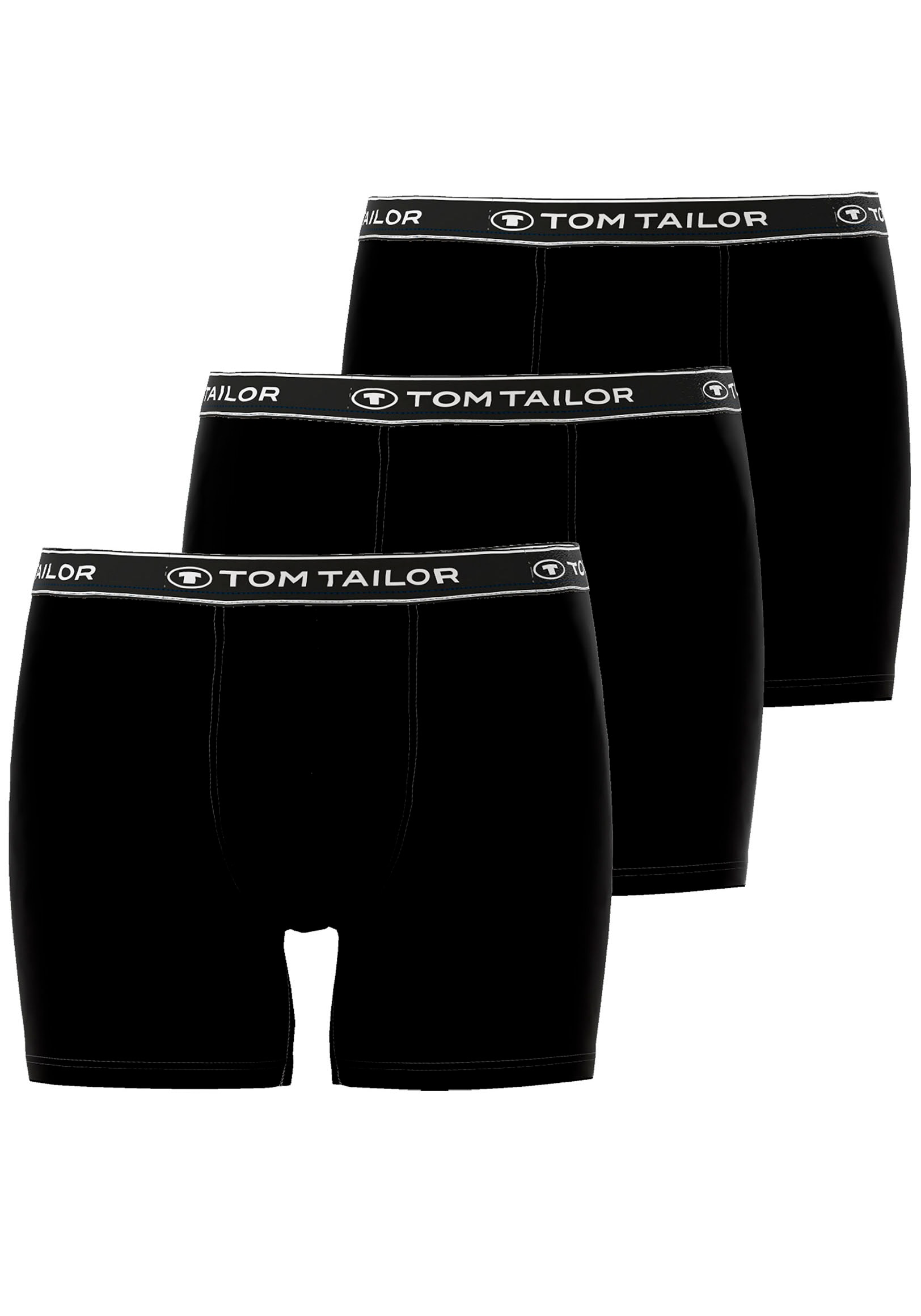 TOM TAILOR Boxershorts »Buffer«, (Packung, 3 St.), mit perfekter Passform für jeden Tag