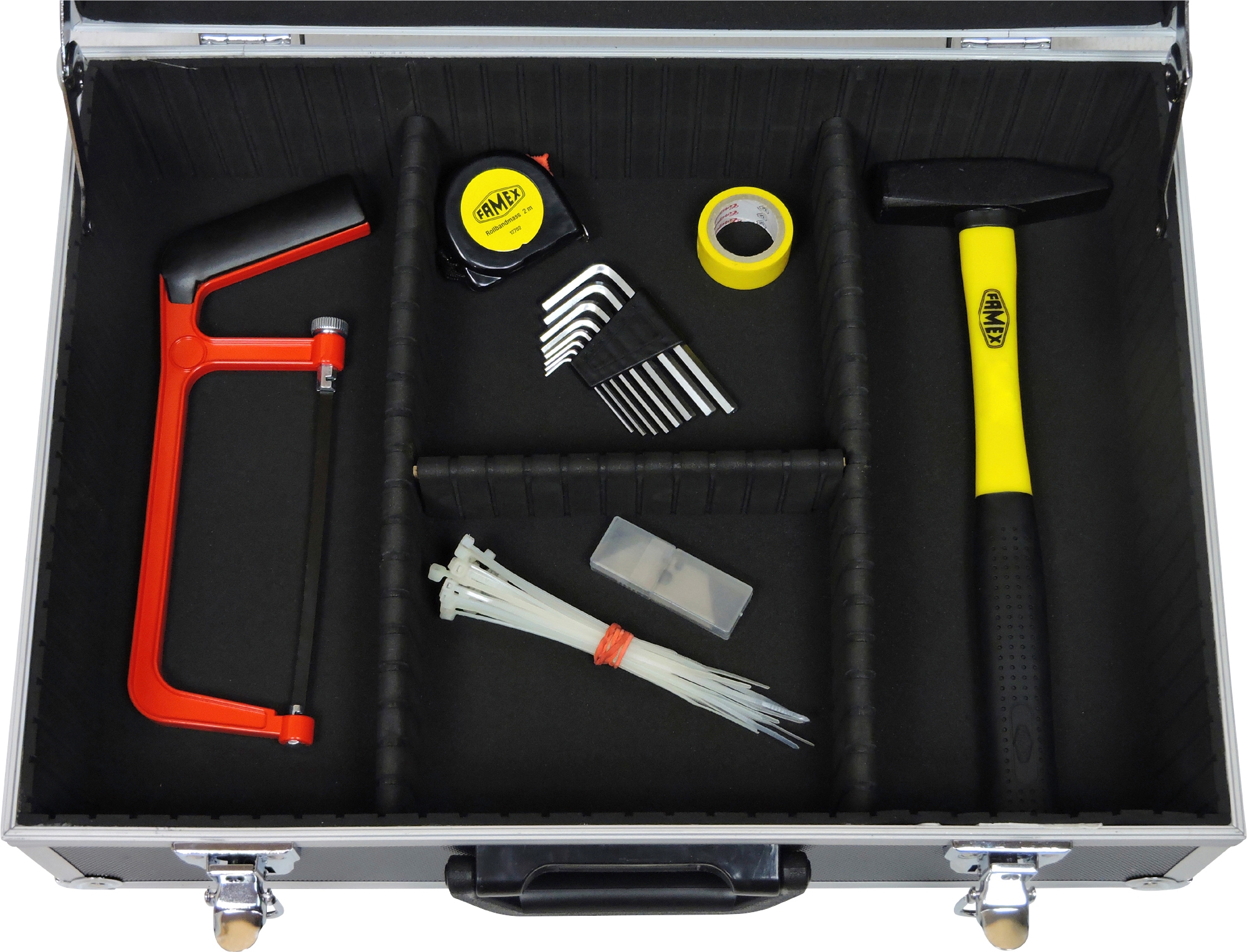 FAMEX Werkzeugset »759-63«, 125-tlg., Werkzeugkoffer %Sale Werkzeug mit im jetzt