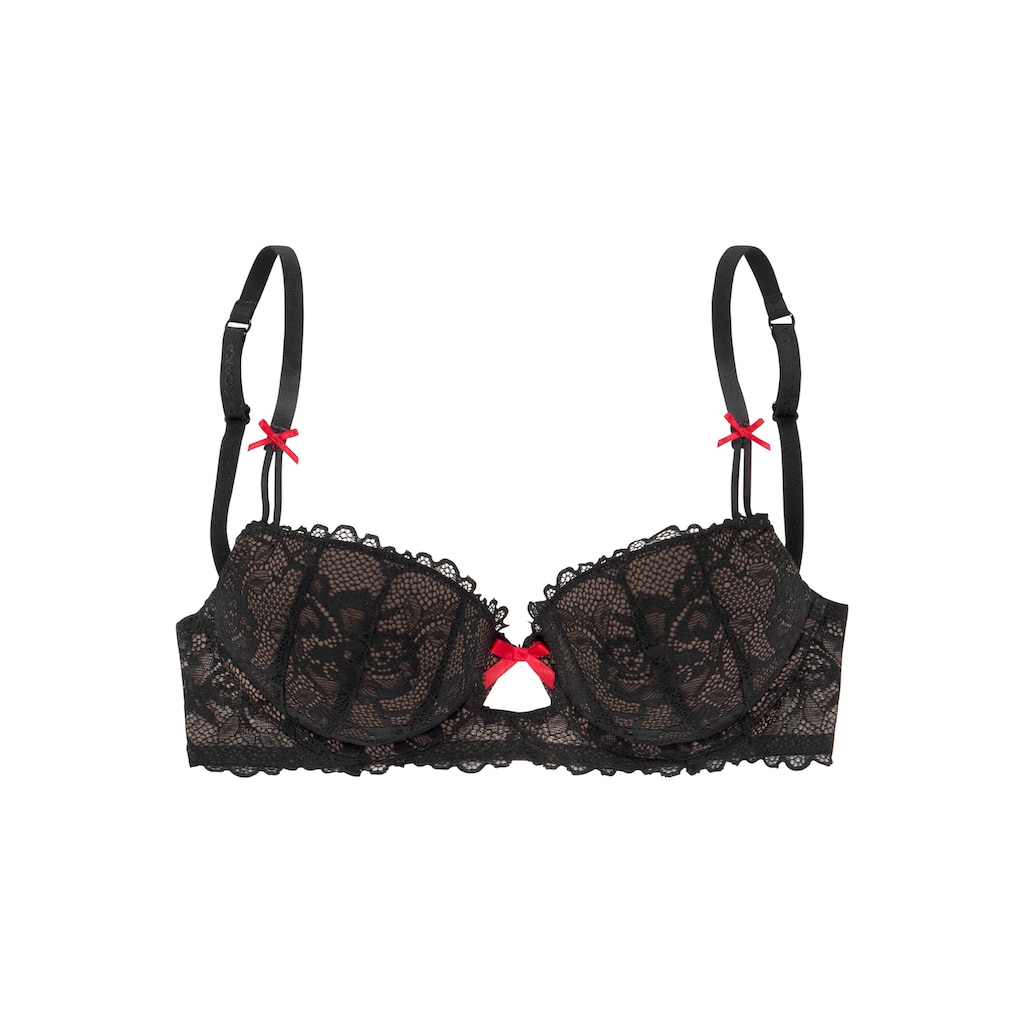 LASCANA Push-up-BH, mit Zierschleifen, sexy Dessous