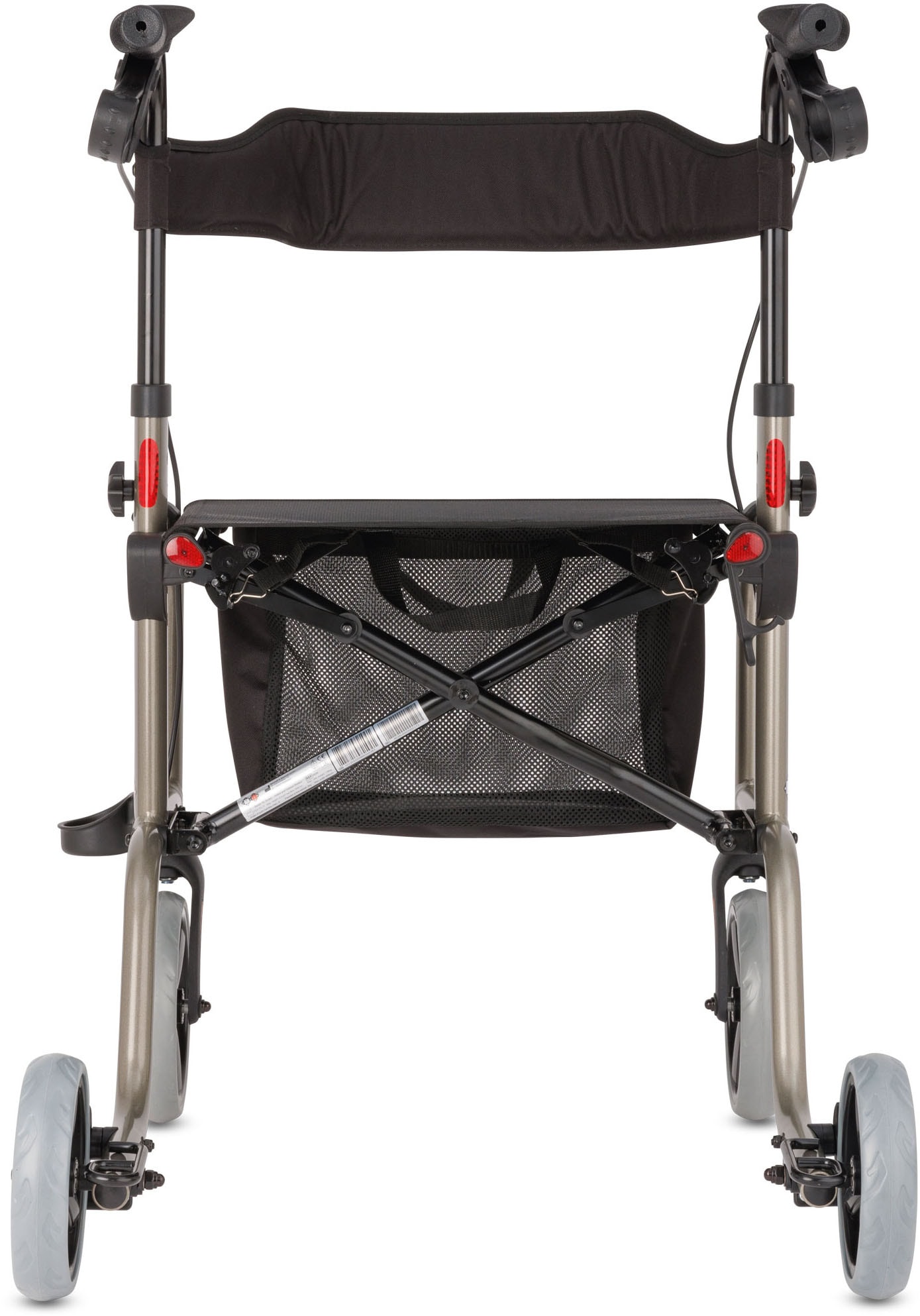 Bischoff & Bischoff Rollator »RL-Smart«, faltbar – Leichtgewicht für innen und außen mit Tasche und Stockhalter