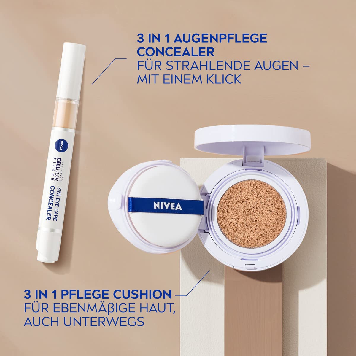 Nivea Foundation »CELLULAR Expert Finish 3in1 Pflege Cushion«