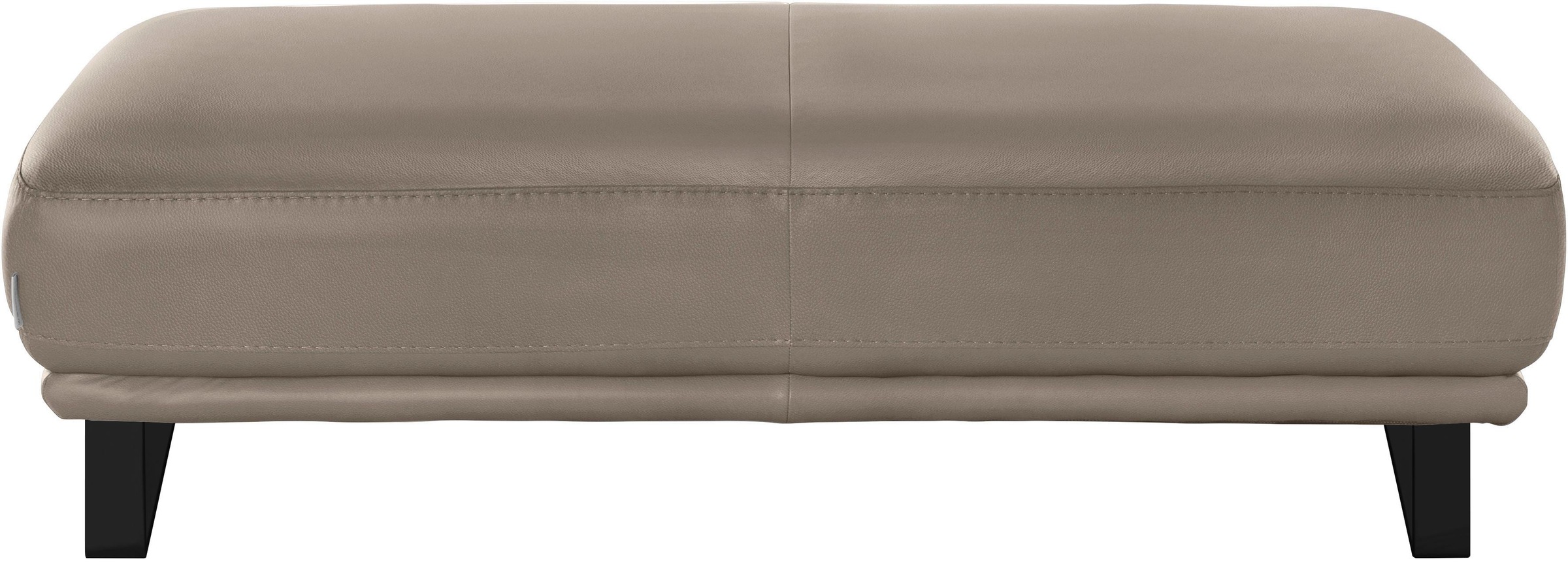 W.SCHILLIG Hocker »montanaa« mit Metallkufen in Schwarz pulverbeschichtet, Breite 141 cm