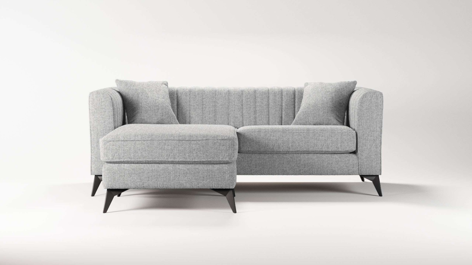 Places of Style Ecksofa »MATTHEW L-Form ideal für kleine Räume, Maße B/T/H: günstig online kaufen