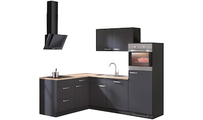 wiho Küchen Winkelküche »Michigan«, mit E-Geräten, 230 x 170 cm kaufen